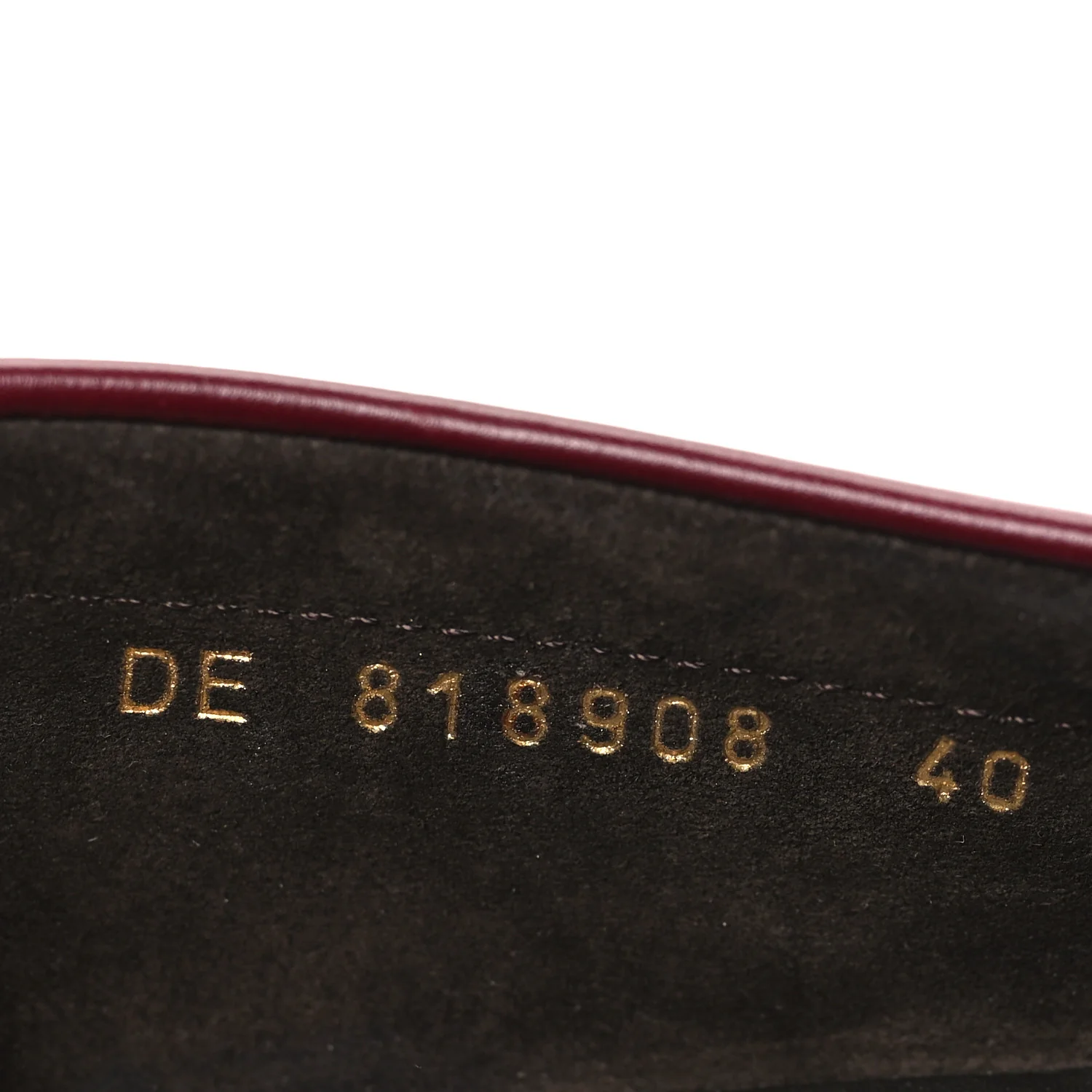 Radiance Calfskin Le Loafer 15 Moccasin 40 Dark Ruby - Image 8