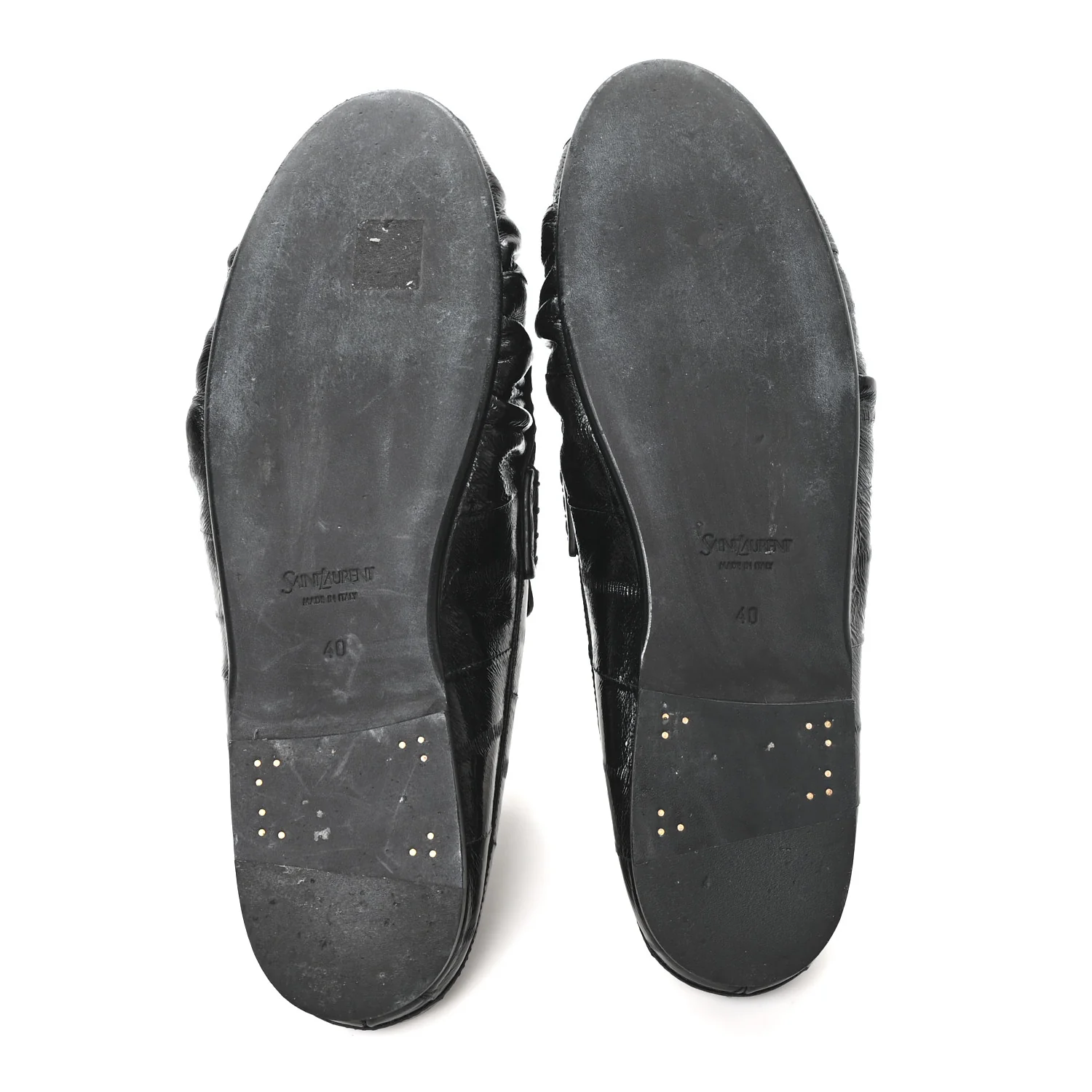 Radiance Calfskin Le Loafer Penny Slippers 40 Black - Image 6