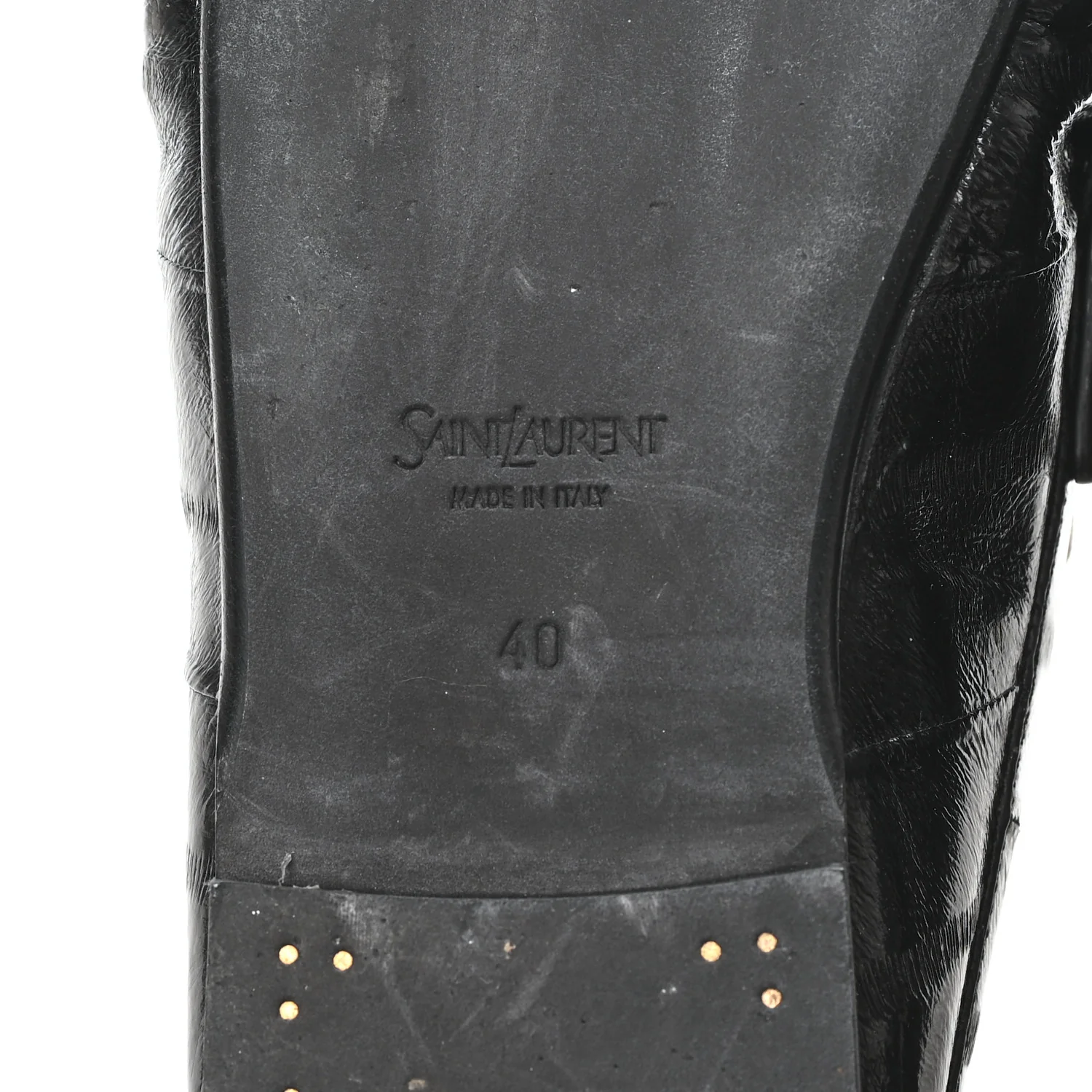 Radiance Calfskin Le Loafer Penny Slippers 40 Black - Image 7