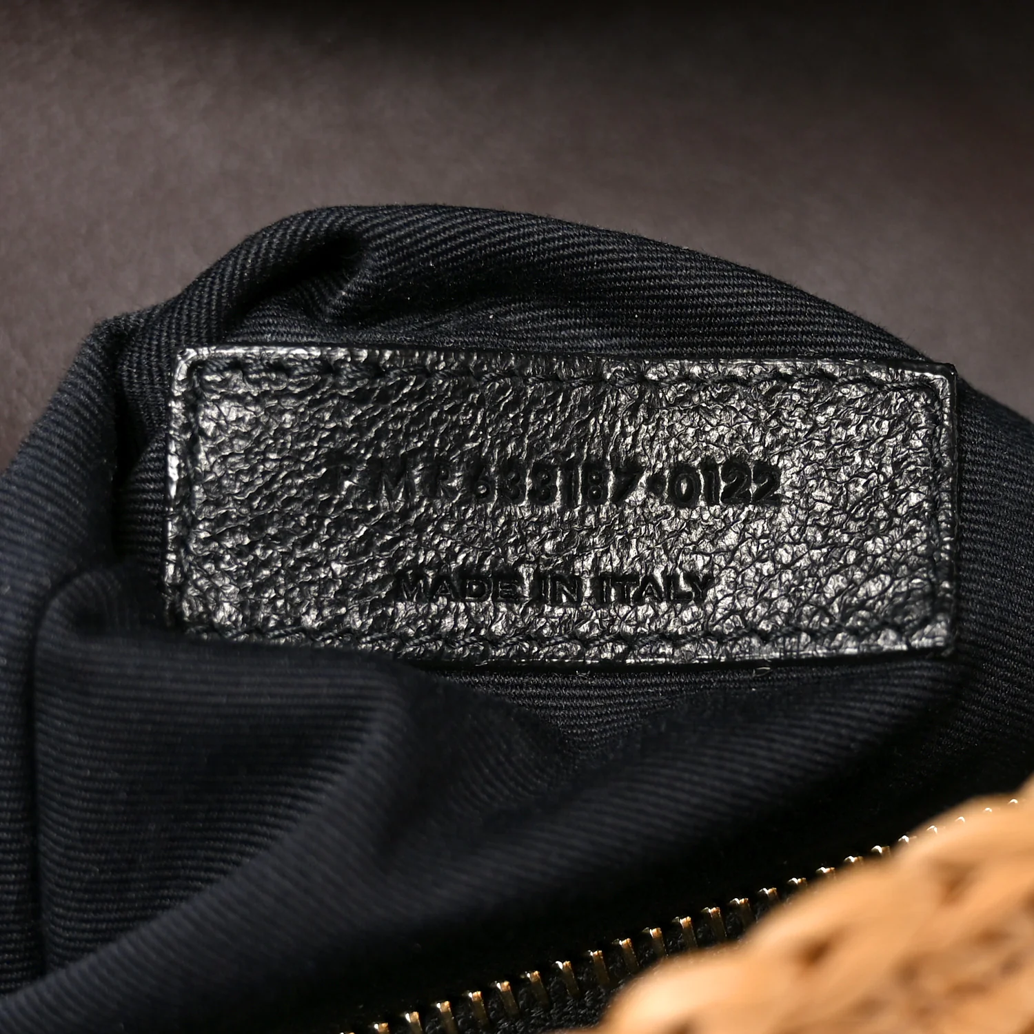 Raffia Calfskin Monogram Medium Niki Chain Satchel Natural - Image 7