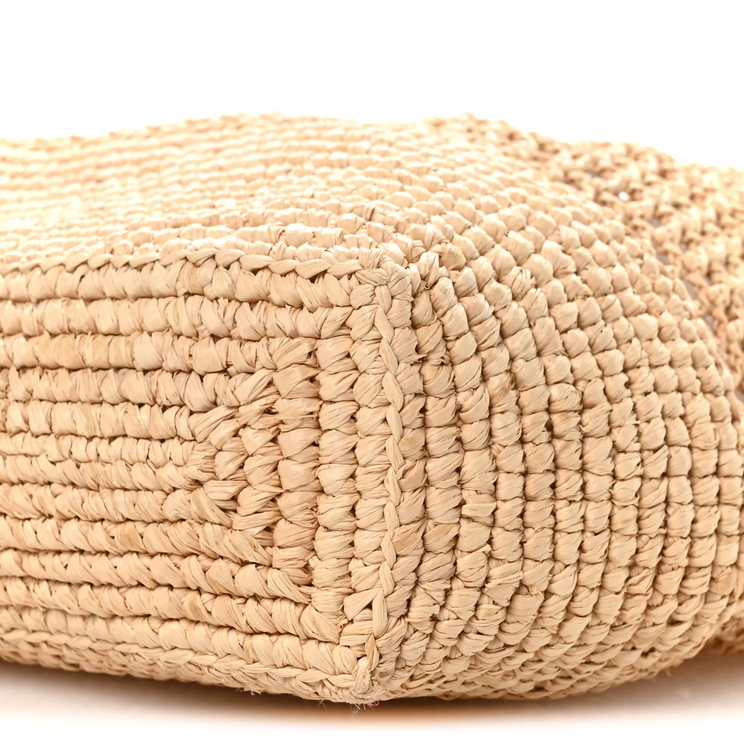 Raffia Icare Shopping Tote Natural - Image 10