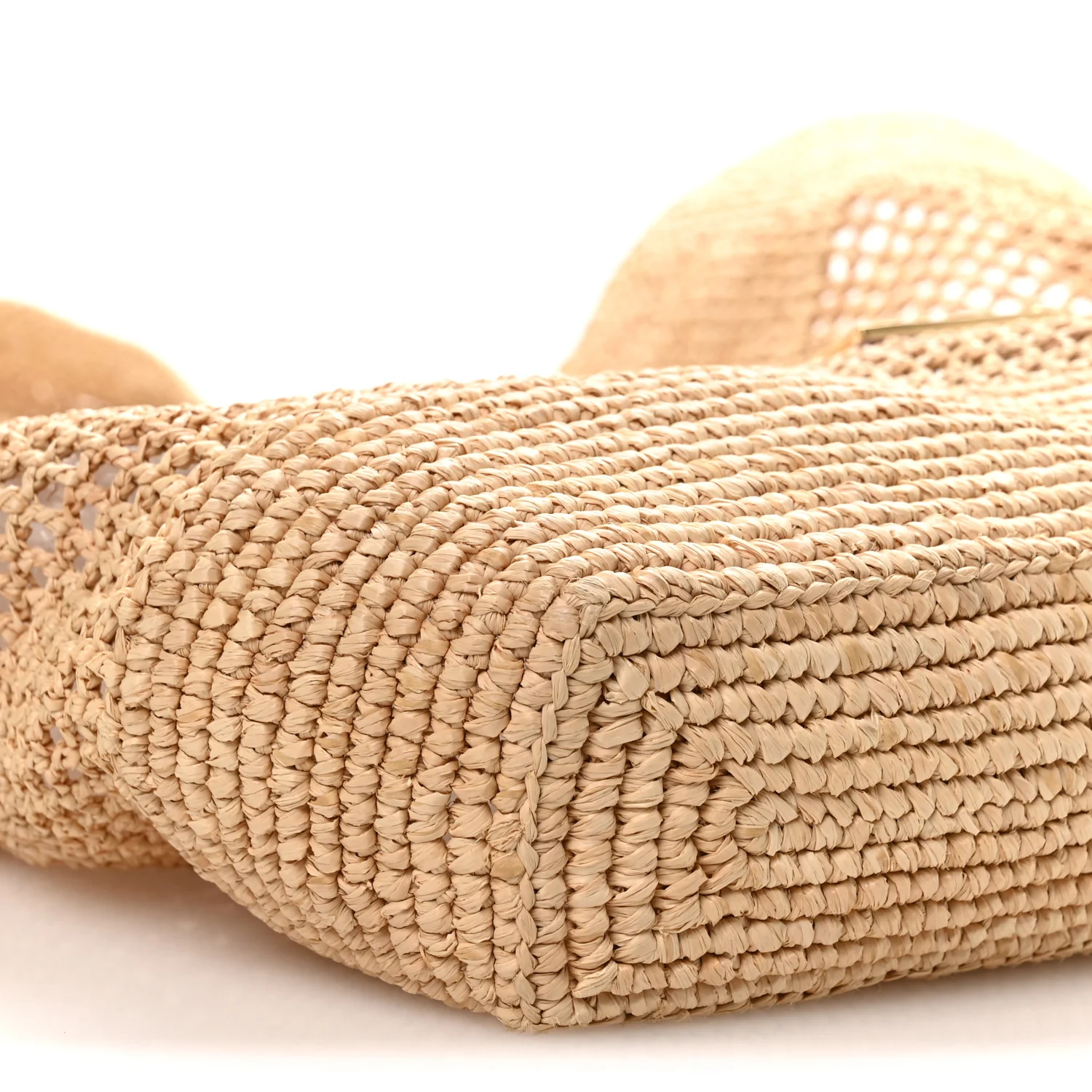 Raffia Icare Shopping Tote Natural - Image 9