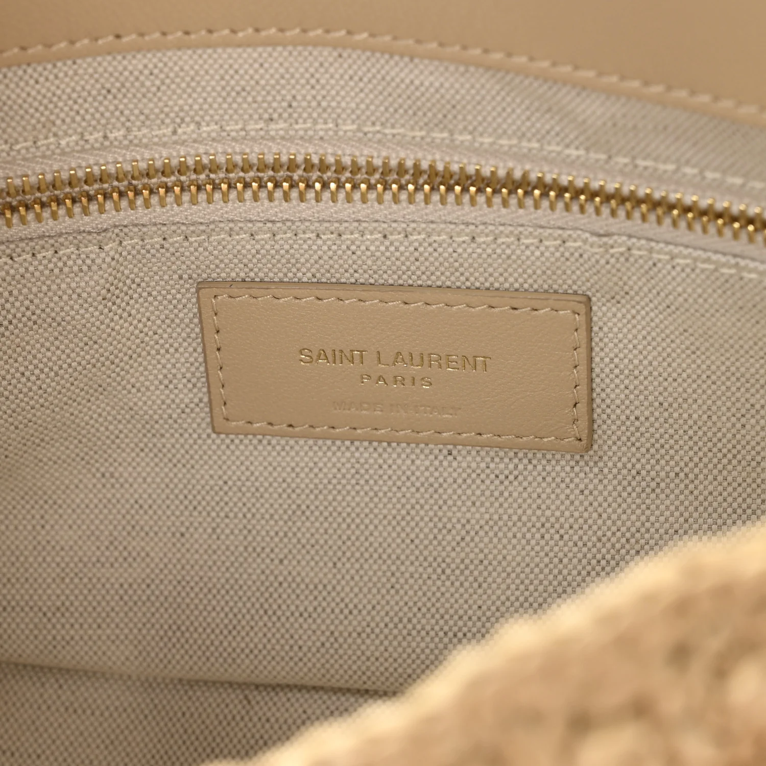 Raffia Monogram Medium Jamie Natural Avorio - Image 6