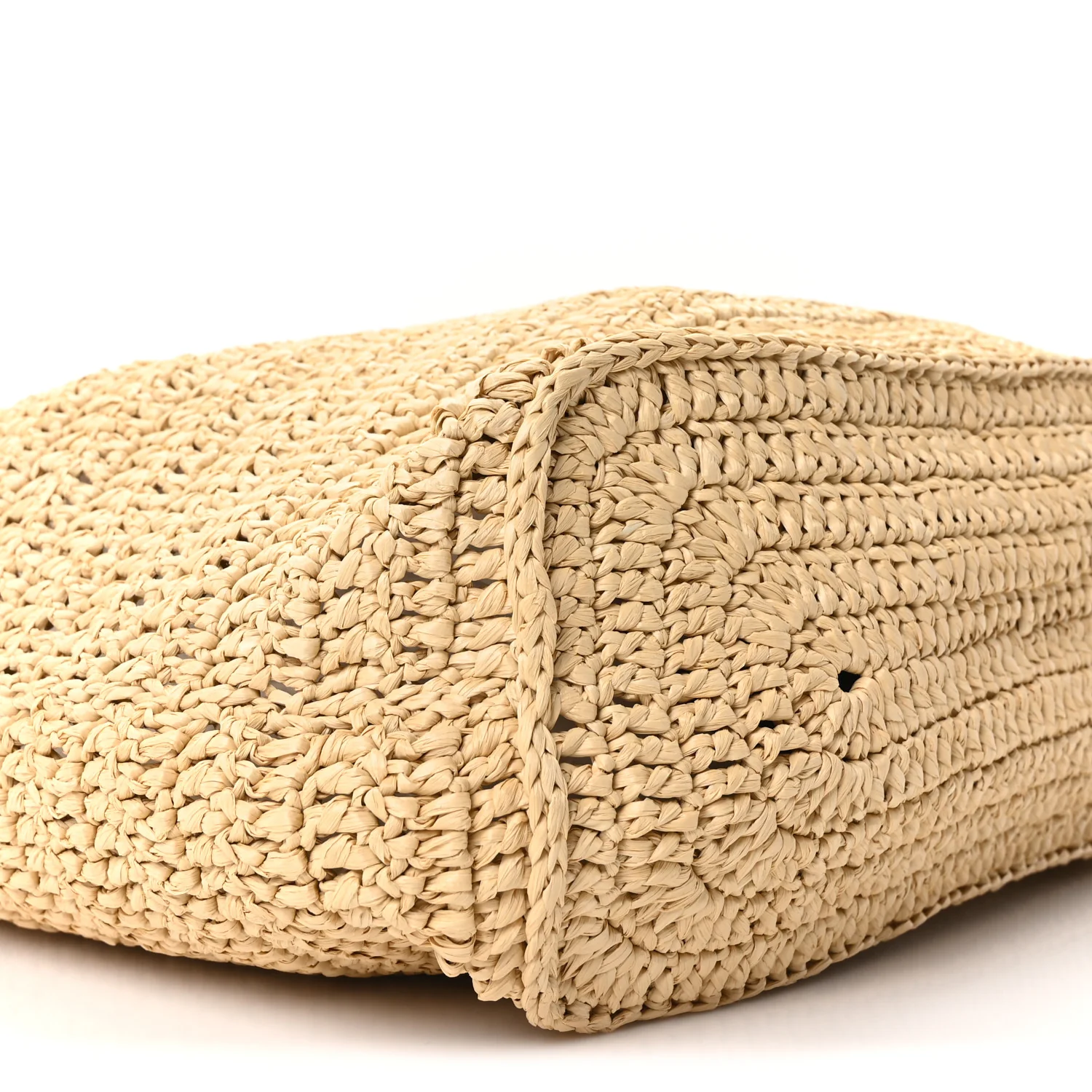 Raffia Rive Gauche Tote Natural - Image 9