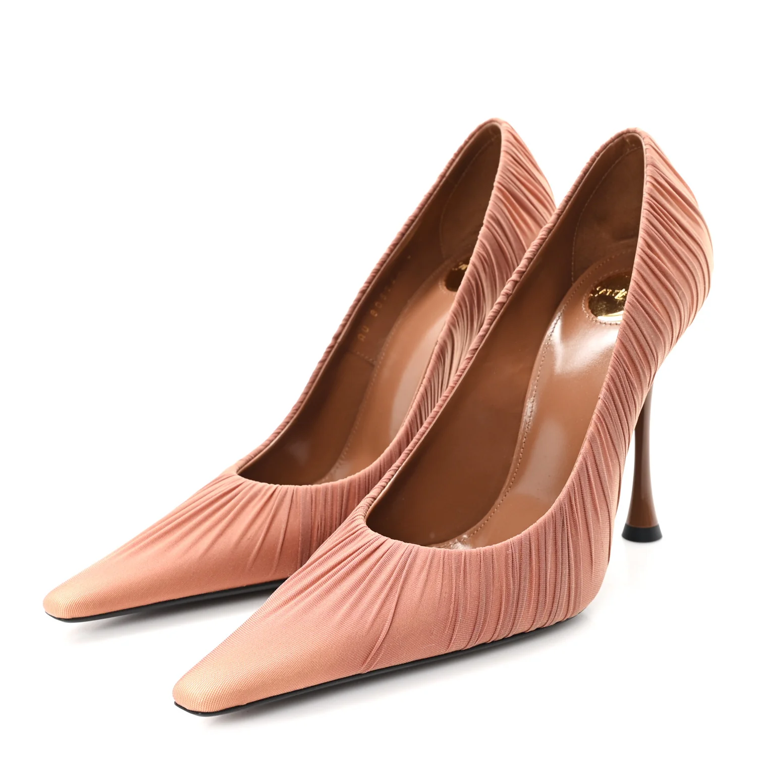 Satin Emmanuelle 110 Pump 37.5 Cappuccino - Image 4