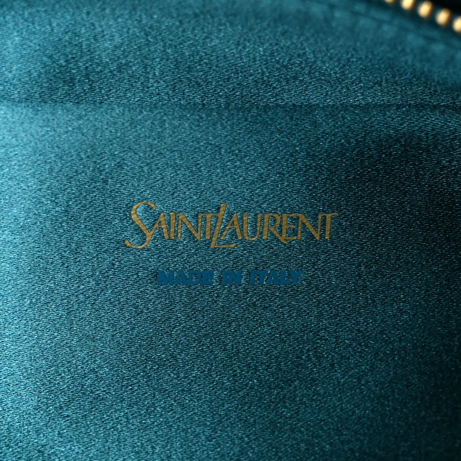 Satin Evening Soft Clutch Turchese - Image 6