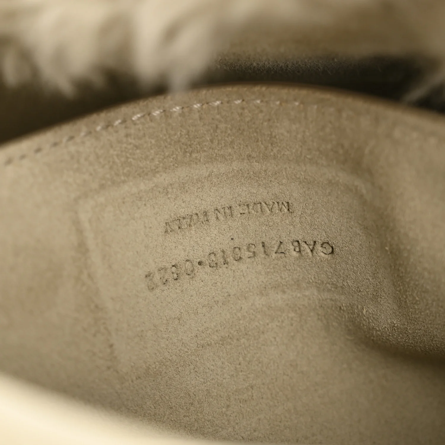 Shearling Calfskin Medium Reversible Monogram Kate Satchel Grey - Image 7