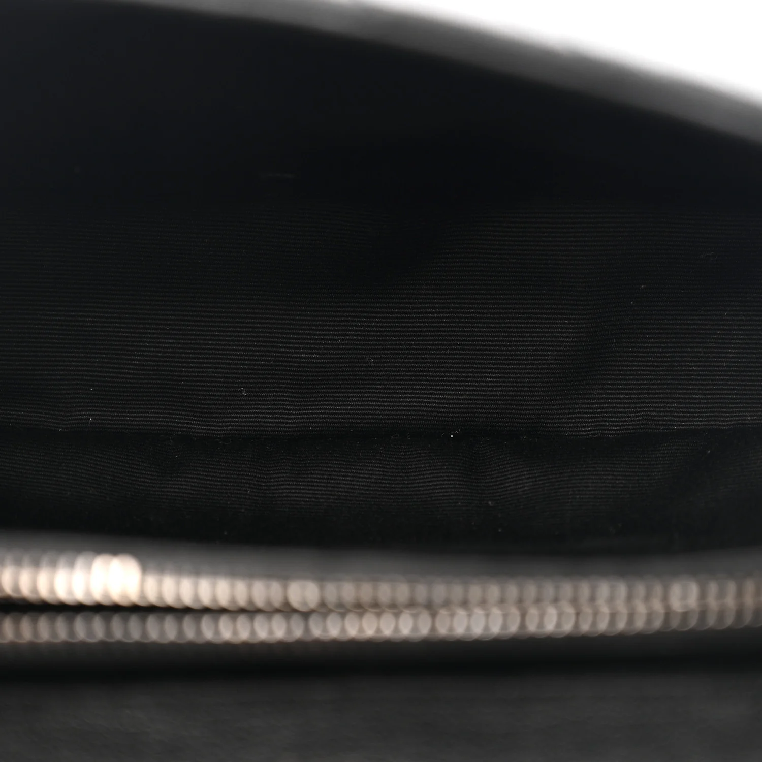 Sheepskin Matelasse Chevron Monogram Medium College Bag Black - Image 5