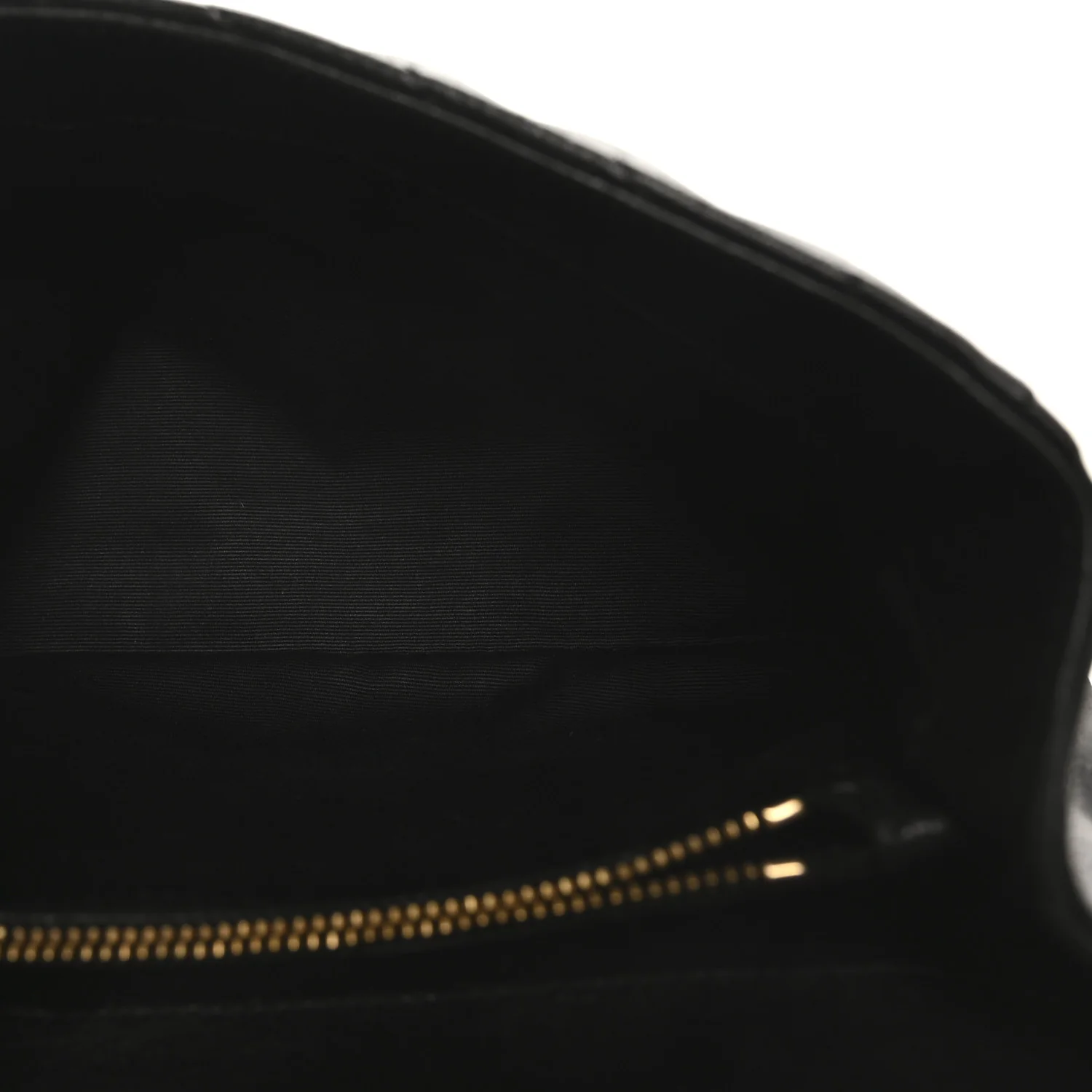 Sheepskin Matelasse Chevron Monogram Medium College Bag Black - Image 5