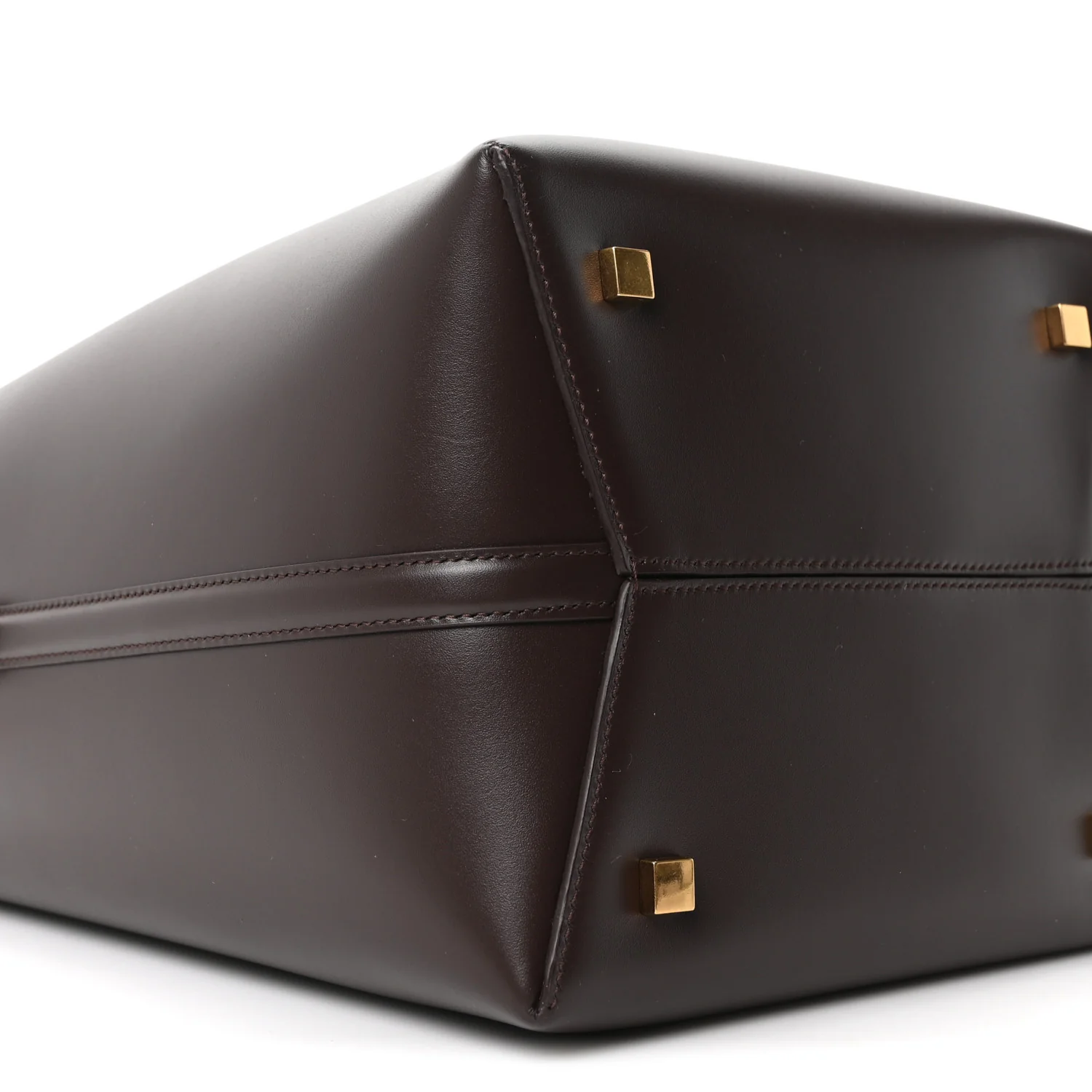 Shiny Calfskin Le 37 Bucket Bag Arabica - Image 9