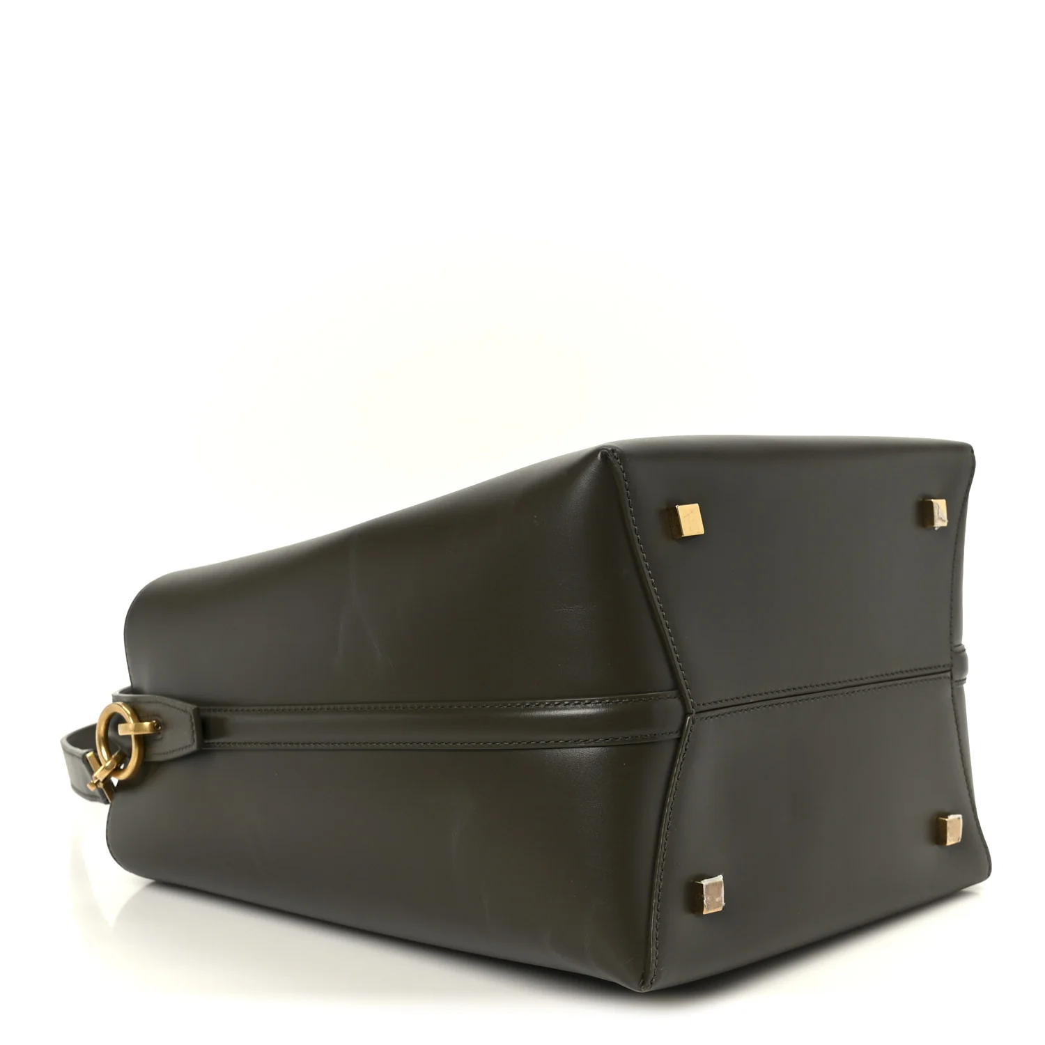 Shiny Calfskin Le 37 Bucket Bag Deep Musk - Image 5