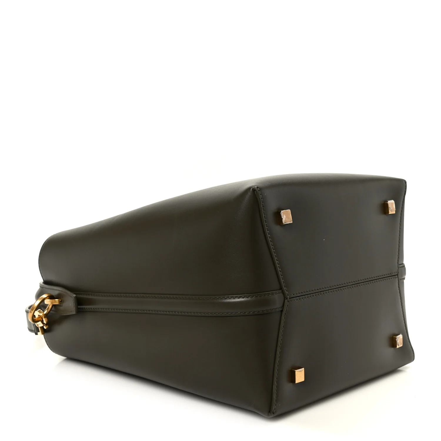 Shiny Calfskin Le 37 Bucket Bag Deep Musk - Image 5