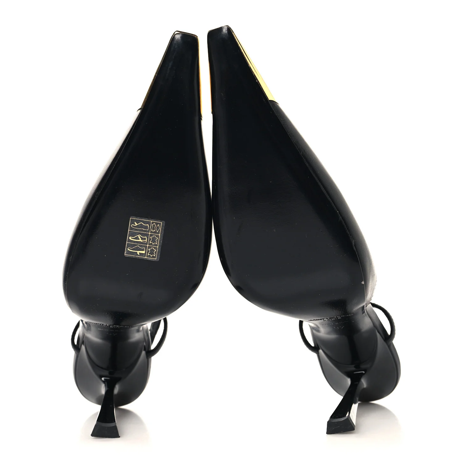 Smooth Calfskin Jeanne 110 Slingback Pumps 37 Black - Image 6