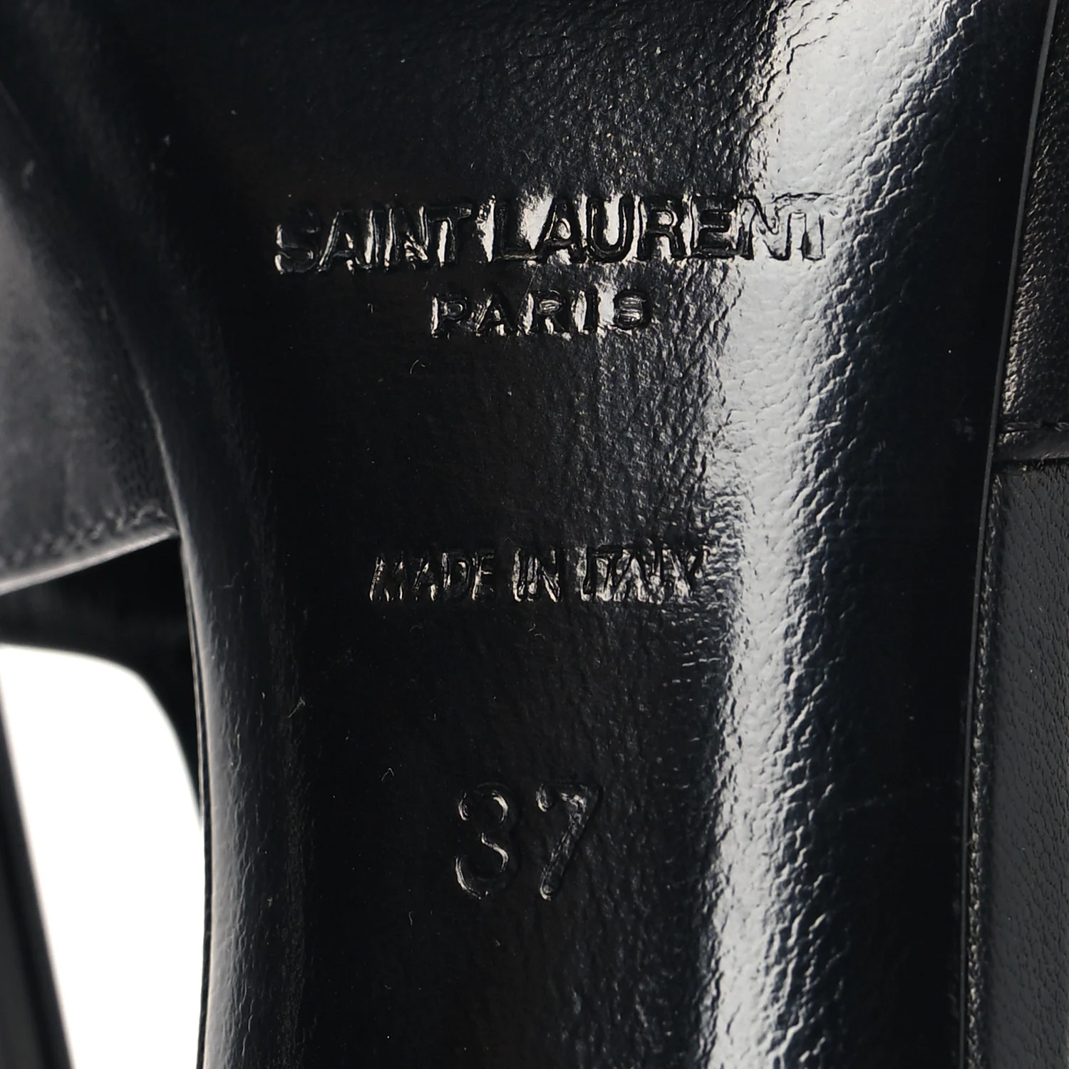 Smooth Calfskin Jeanne 110 Slingback Pumps 37 Black - Image 8