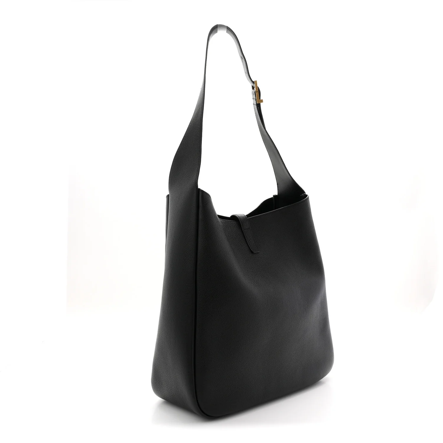 Smooth Calfskin Large Le 5 A 7 Soft Hobo Black - Image 3