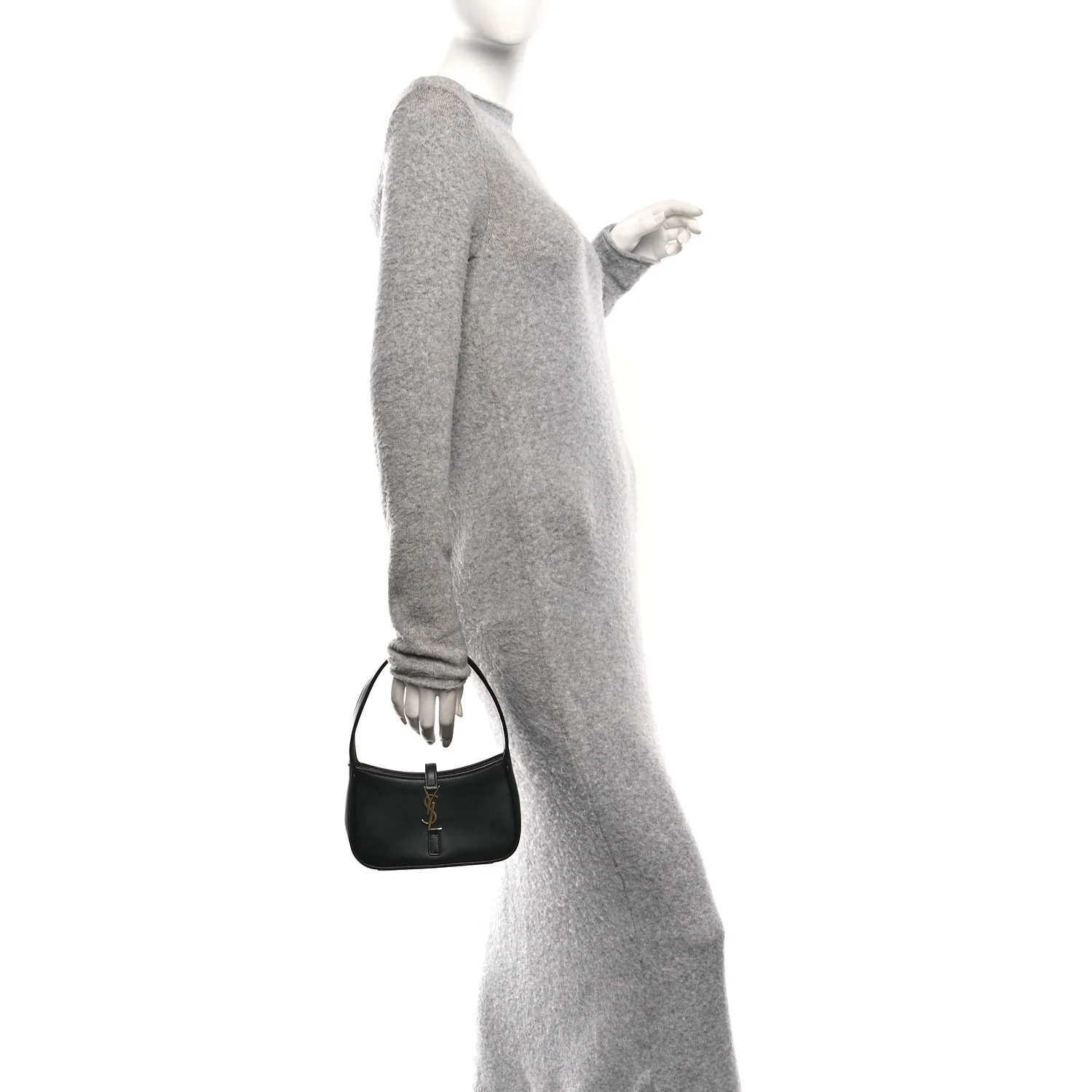 Smooth Calfskin Le 5 A 7 Mini Hobo Black - Image 2