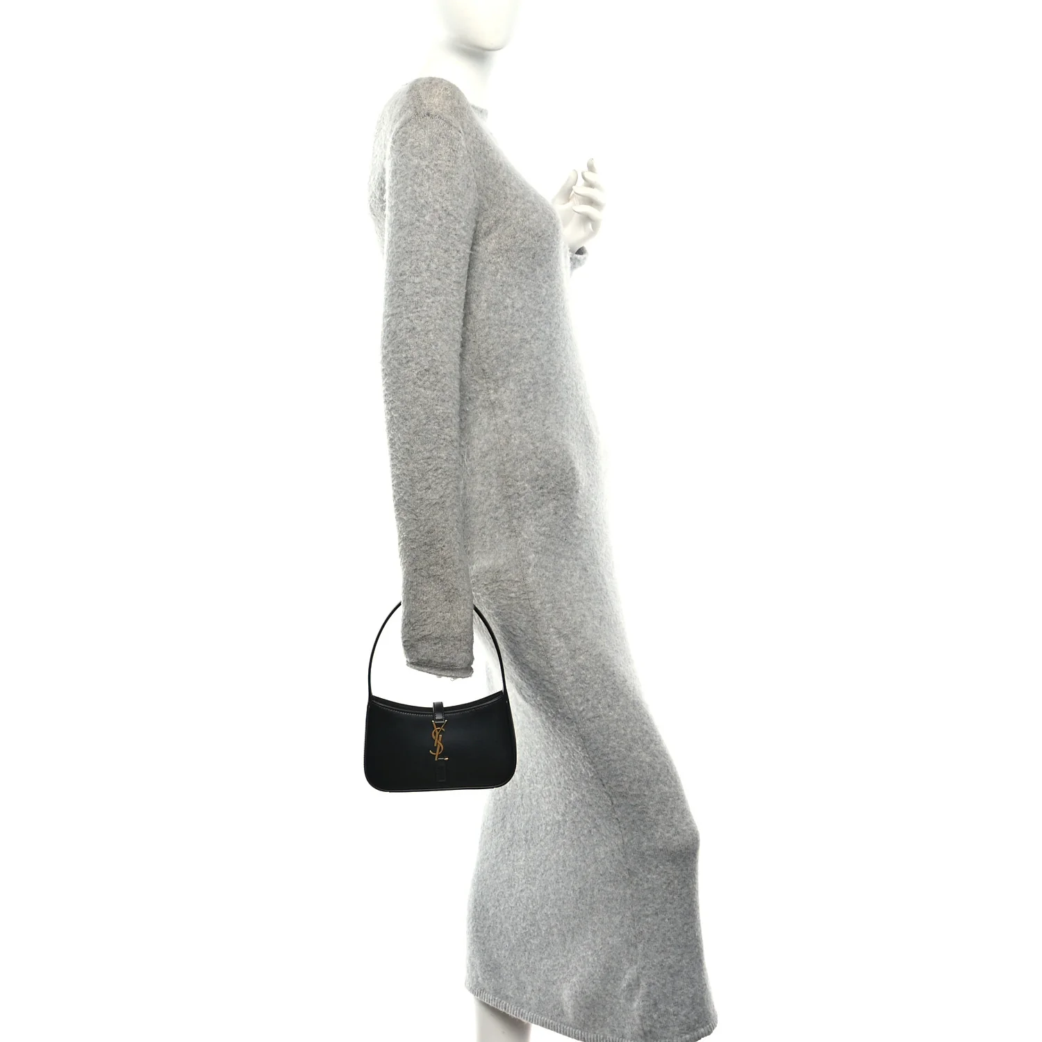 Smooth Calfskin Le 5 A 7 Mini Hobo Black - Image 2