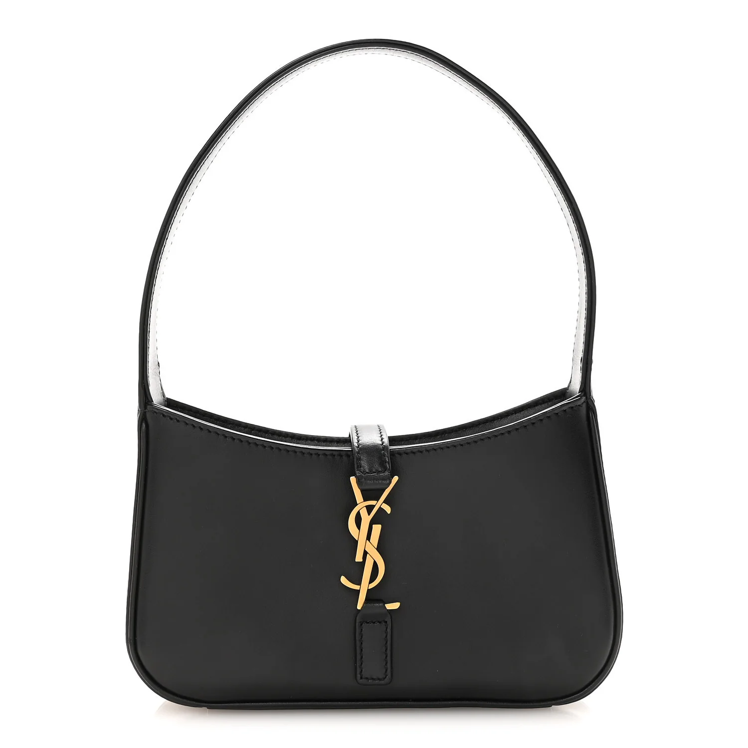 Smooth Calfskin Le 5 A 7 Mini Hobo Black