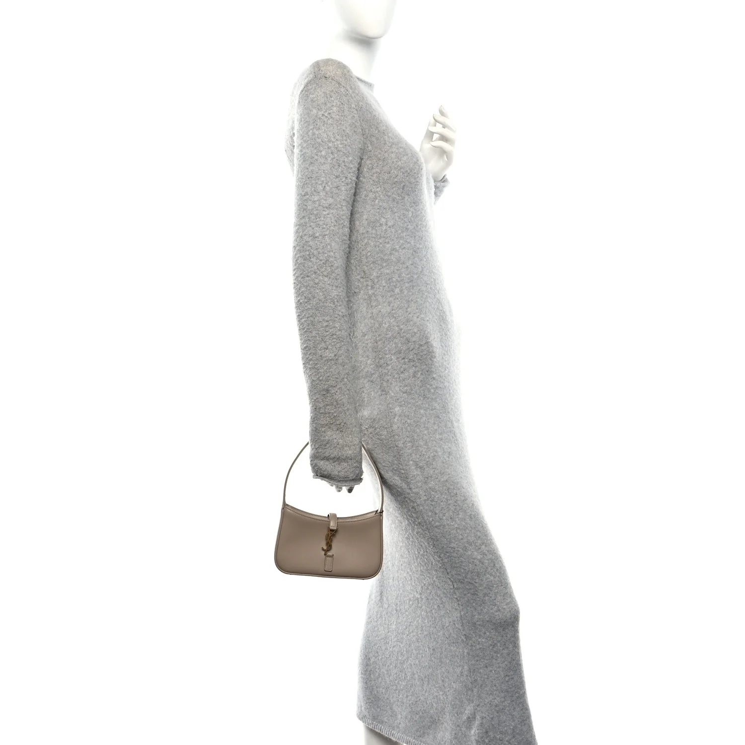 Smooth Calfskin Le 5 A 7 Mini Hobo Rosy Sand - Image 2