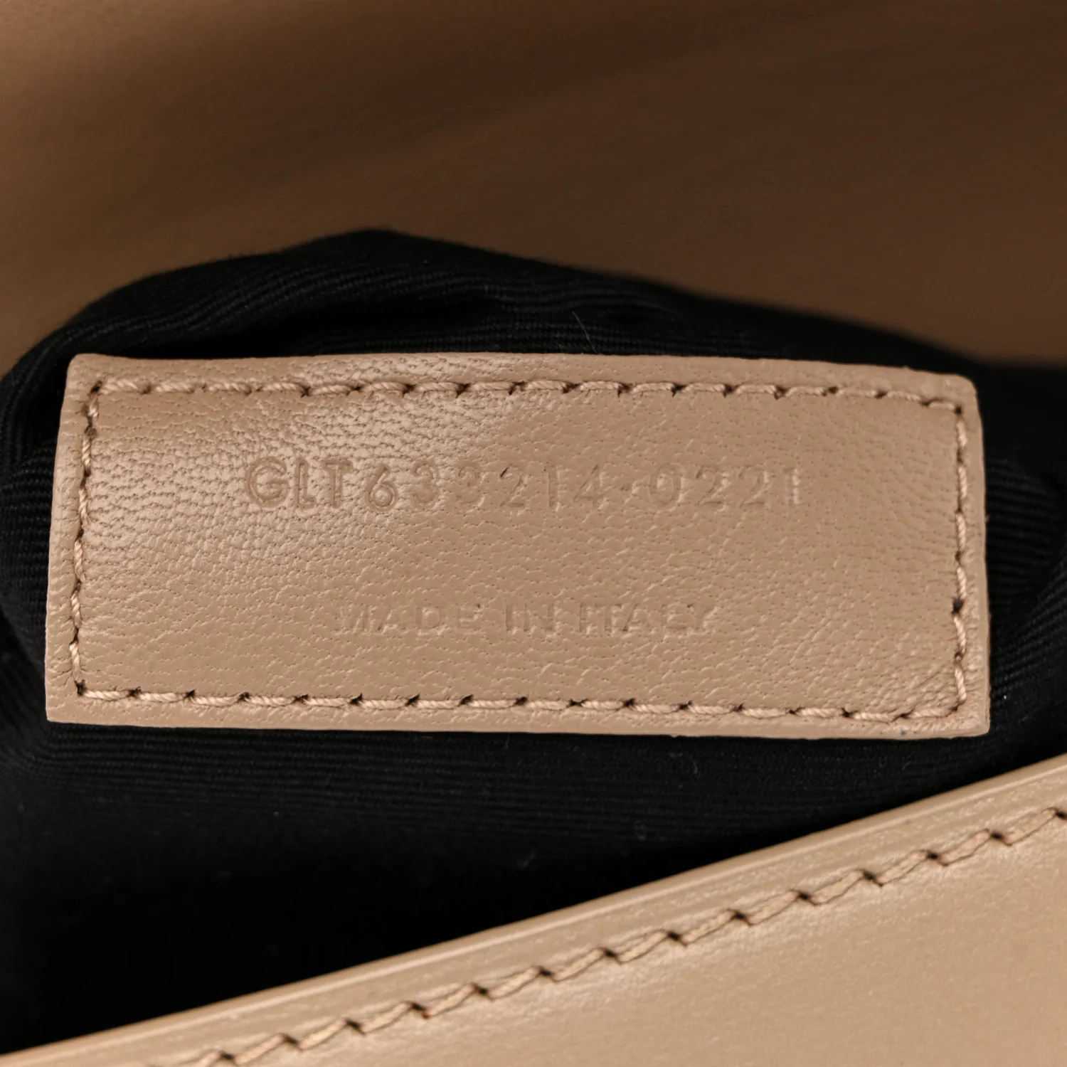 Smooth Calfskin Le Carre Satchel Dark Beige - Image 7
