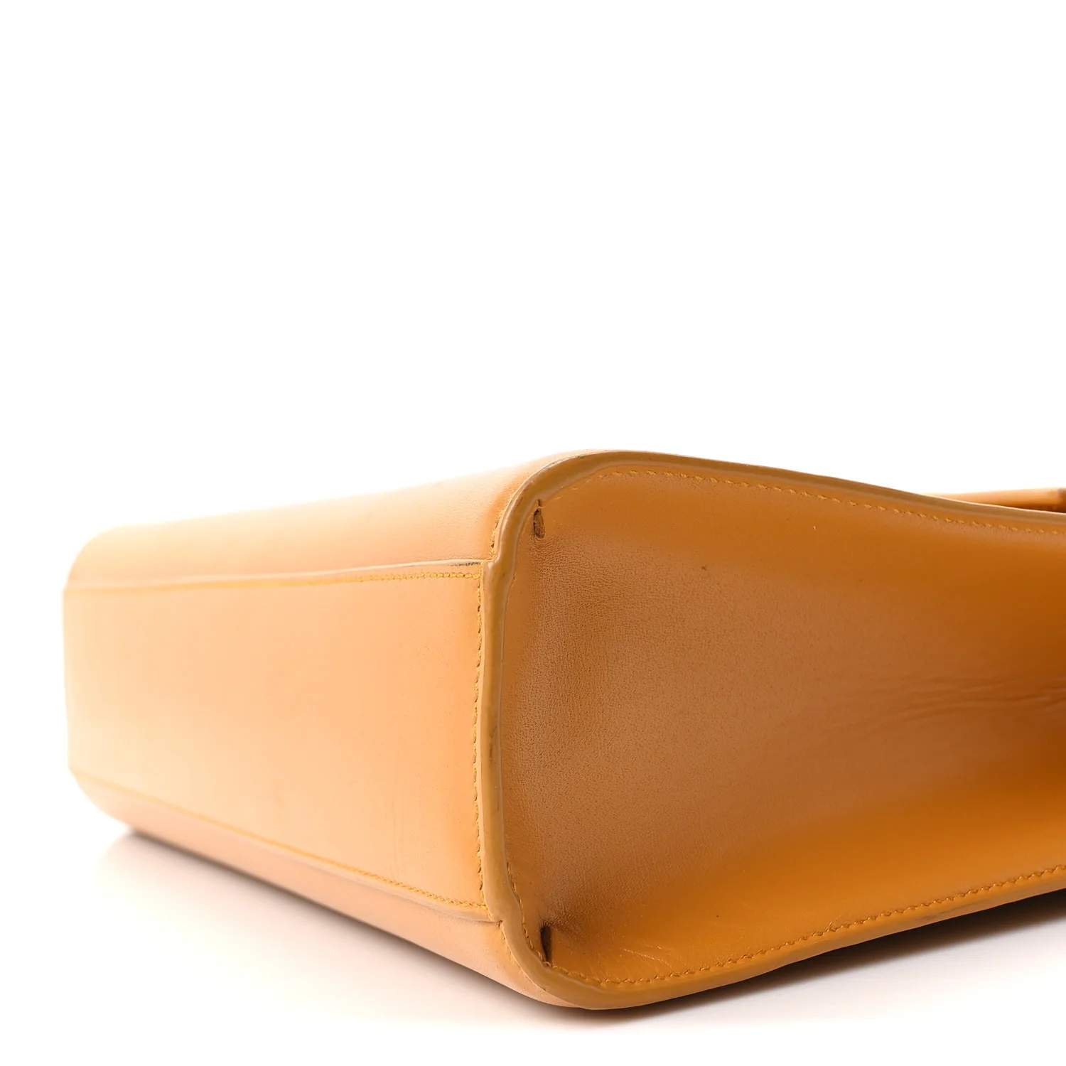 Smooth Calfskin Manhattan Baguette Tangerine - Image 10