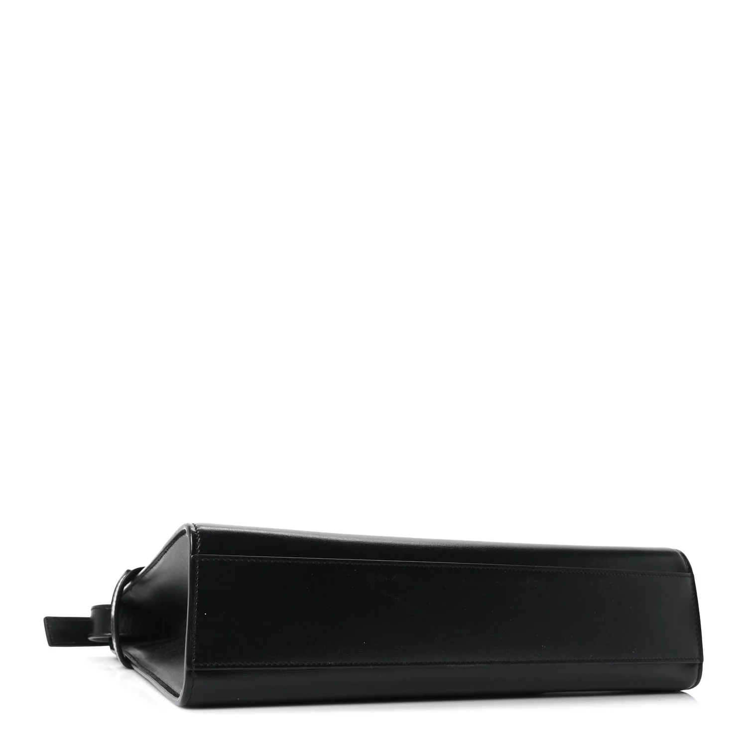 Smooth Calfskin Manhattan Shoulder Bag Black - Image 4