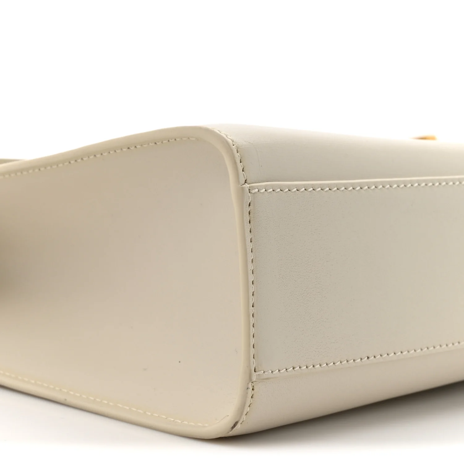 Smooth Calfskin Manhattan Shoulder Bag Crema Soft - Image 10