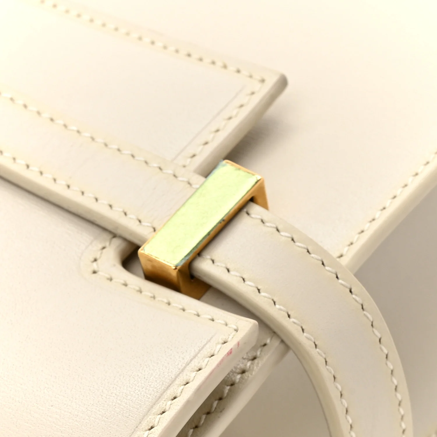 Smooth Calfskin Manhattan Shoulder Bag Crema Soft - Image 14
