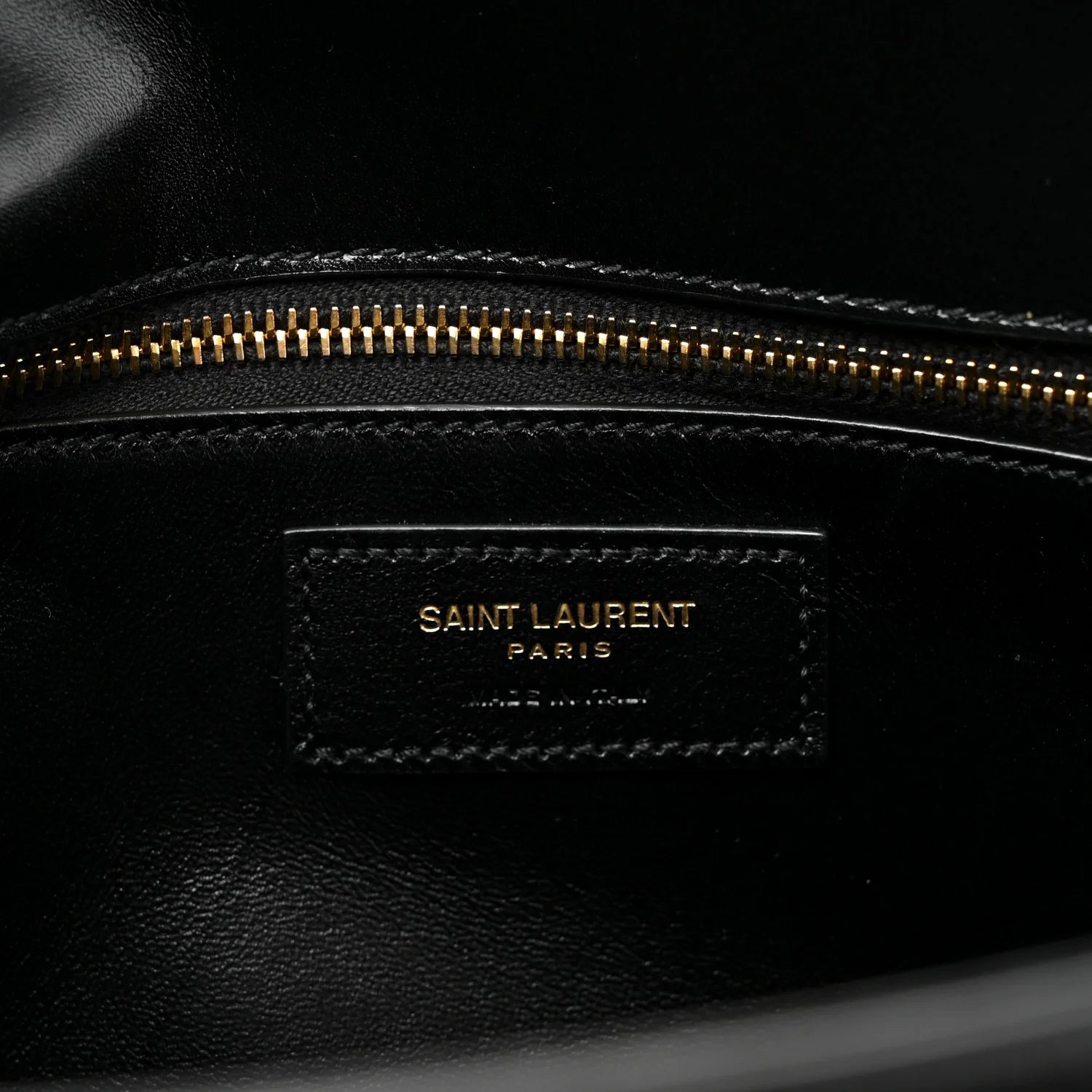 Smooth Calfskin Manhattan Top Handle Black - Image 6