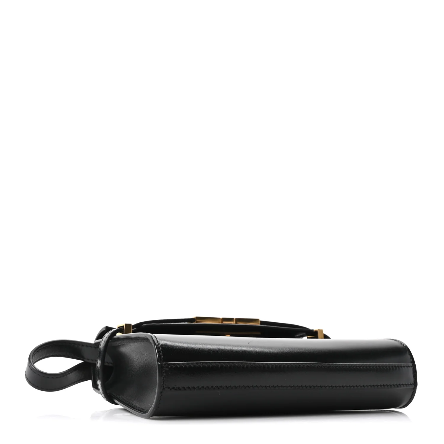 Smooth Calfskin Mini Manhattan Shoulder Bag Black - Image 4