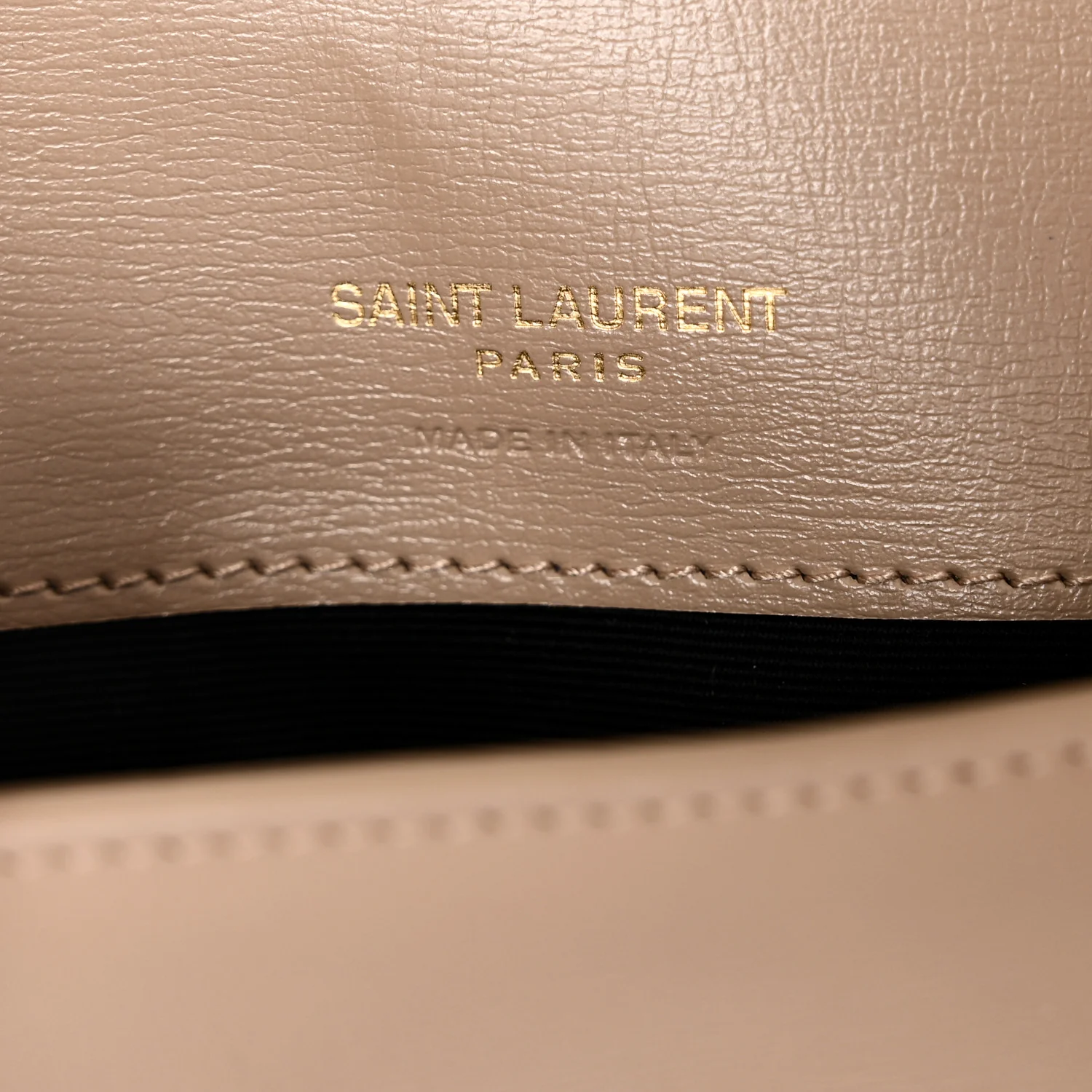 Smooth Calfskin Monogram Phone Holder Crossbody Dark Beige - Image 6