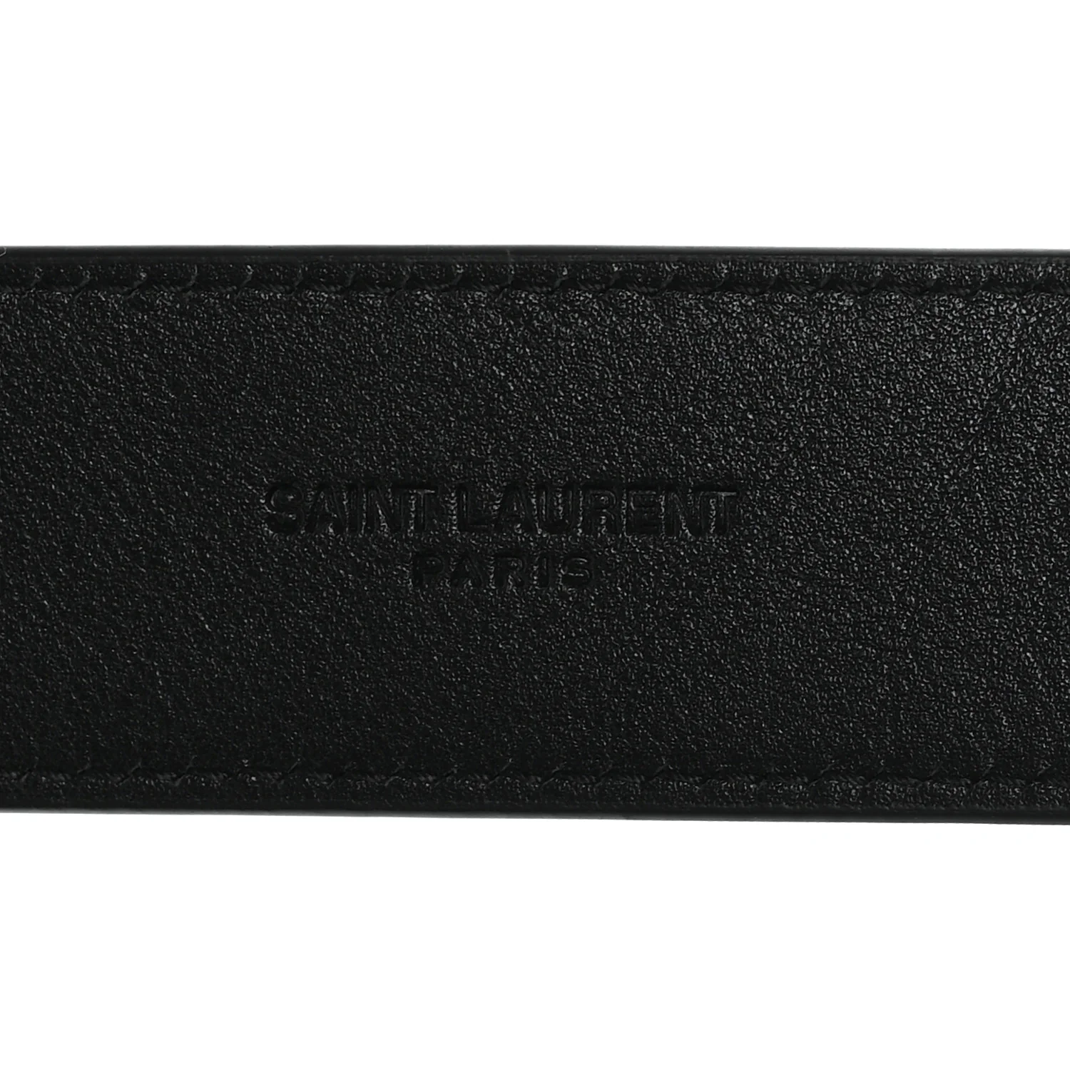 Smooth Calfskin Monogram Square Buckle Belt 65 26 Black - Image 3