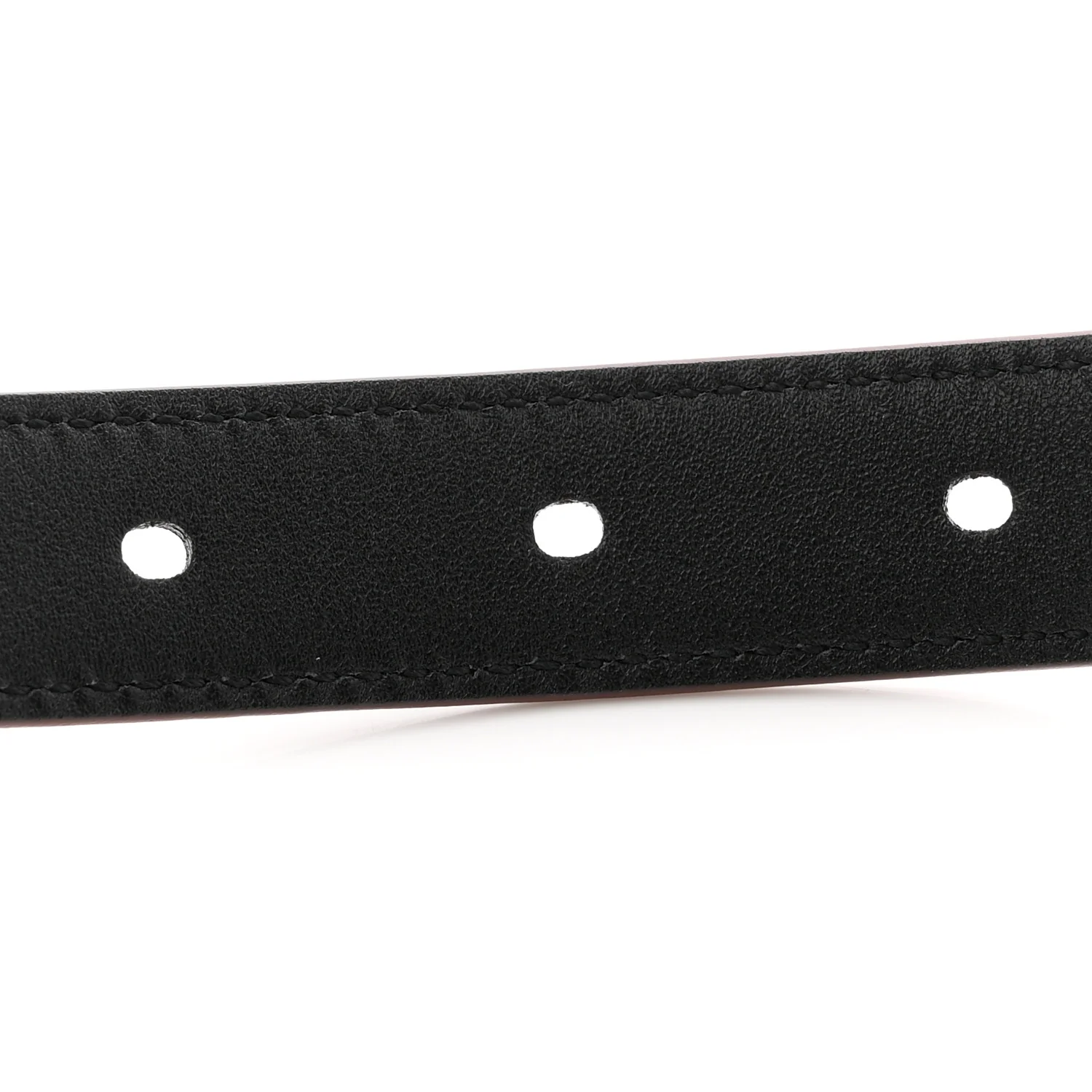 Smooth Calfskin Monogram Square Buckle Belt 90 36 Red Tan - Image 4