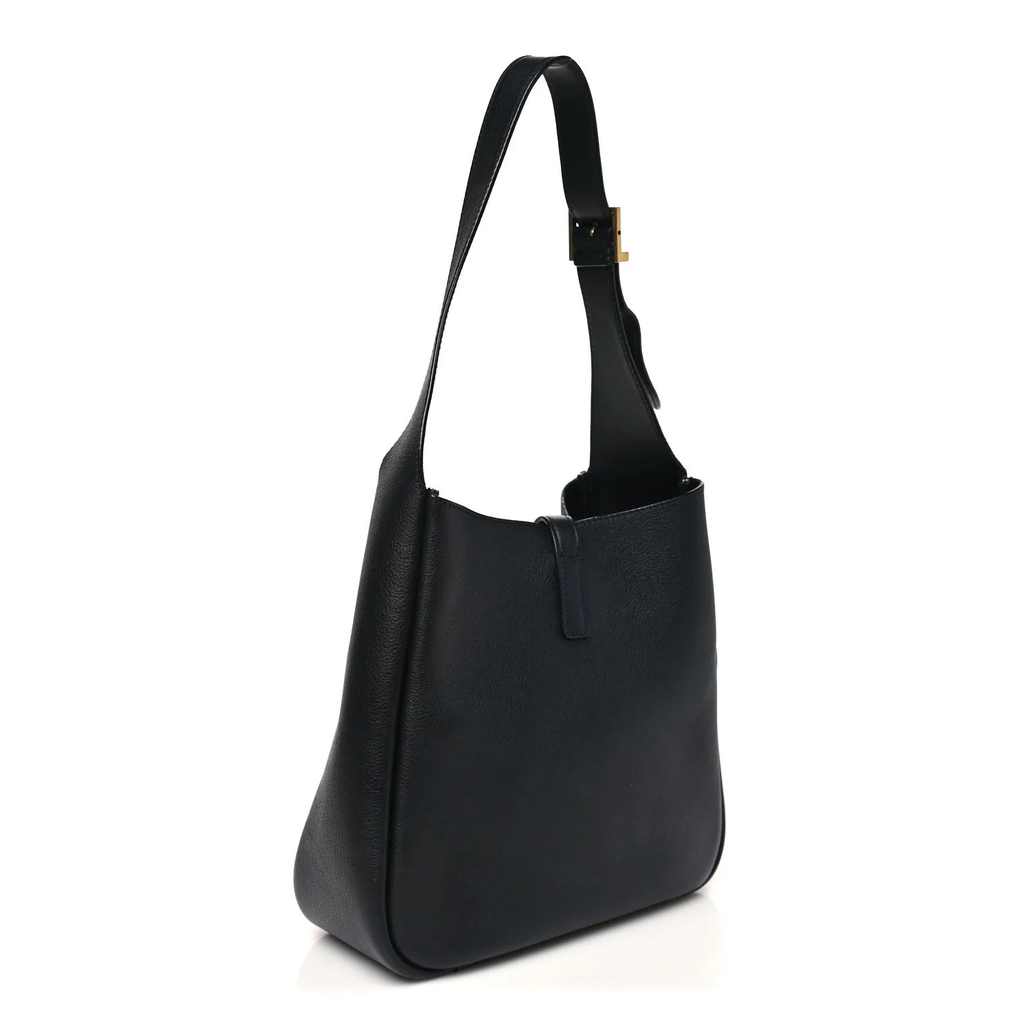Smooth Calfskin Small Le 5 A 7 Soft Hobo Black - Image 3