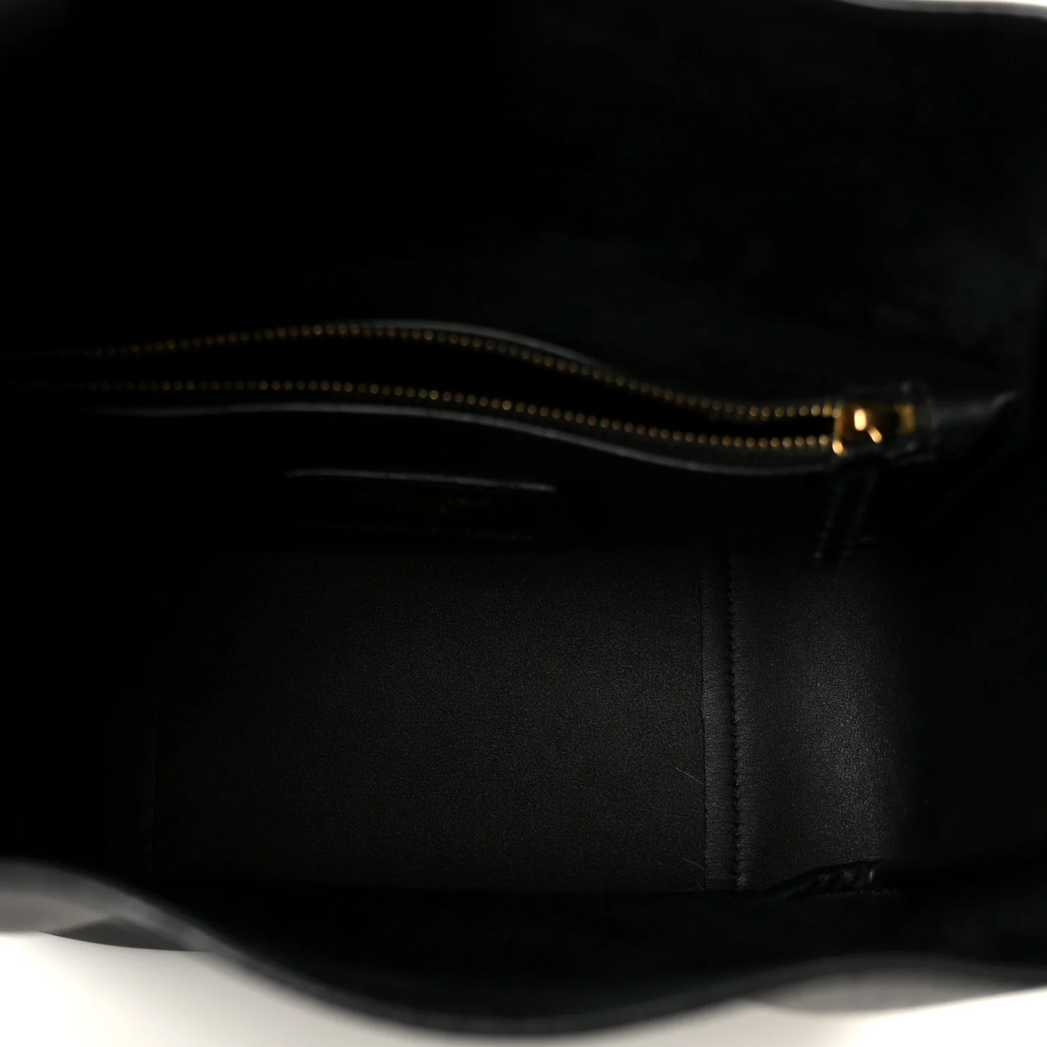 Smooth Calfskin Small Le 5 A 7 Soft Hobo Black - Image 5