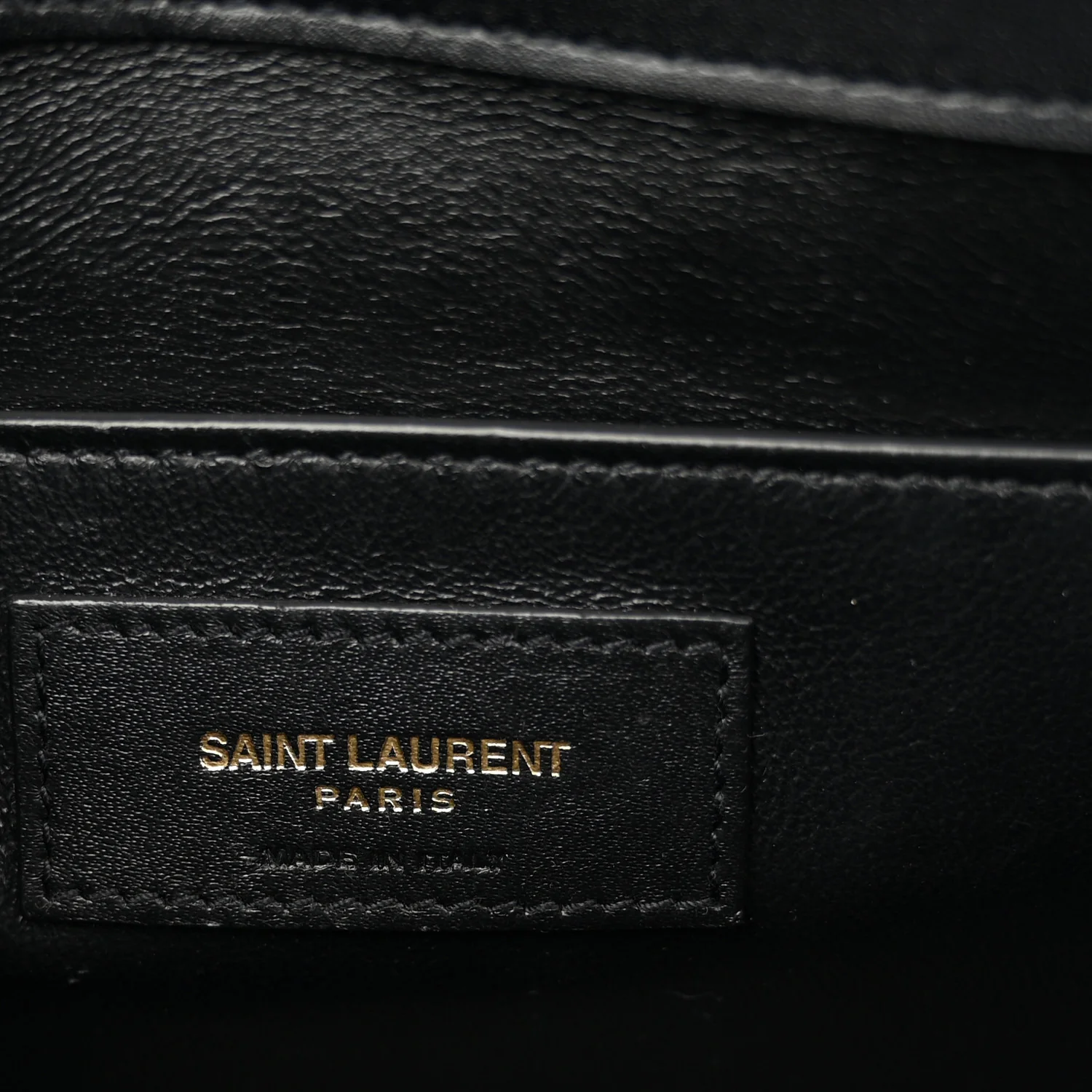 Smooth Calfskin Small Manhattan Shoulder Bag Black - Image 6
