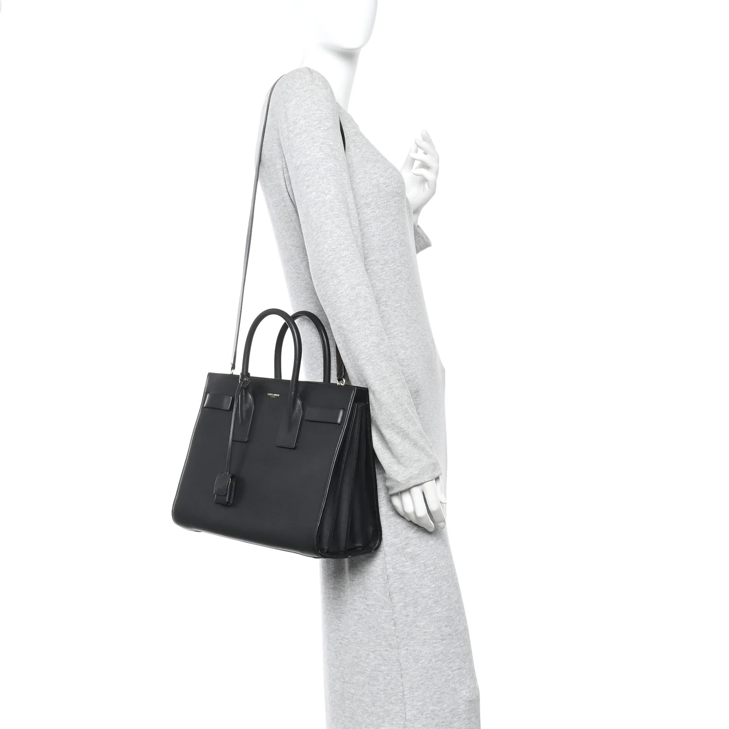 Smooth Calfskin Small Sac De Jour Black - Image 2