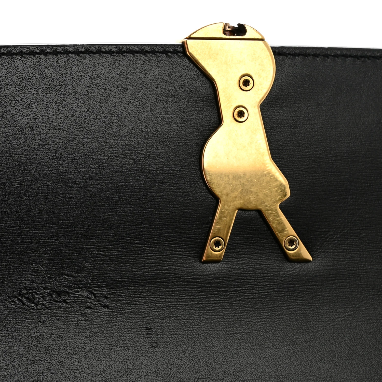 Smooth Calfskin Small Solferino Satchel Black - Image 12