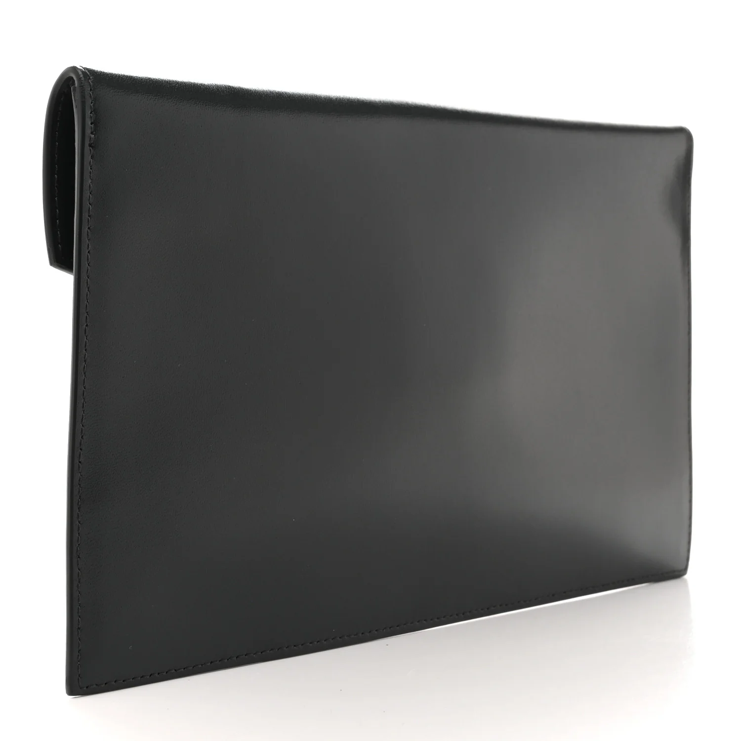 Smooth Shiny Calfskin Uptown Pouch Storm - Image 3