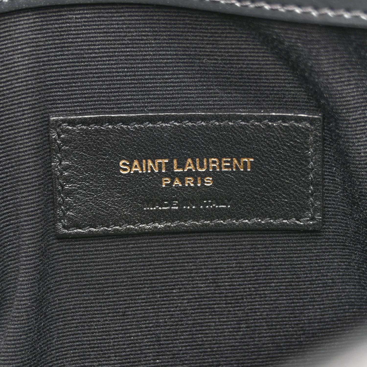 Smooth Shiny Calfskin Uptown Pouch Storm - Image 6
