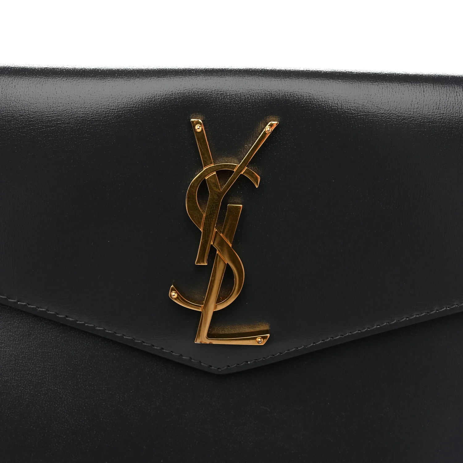 Smooth Shiny Calfskin Uptown Pouch Storm - Image 8