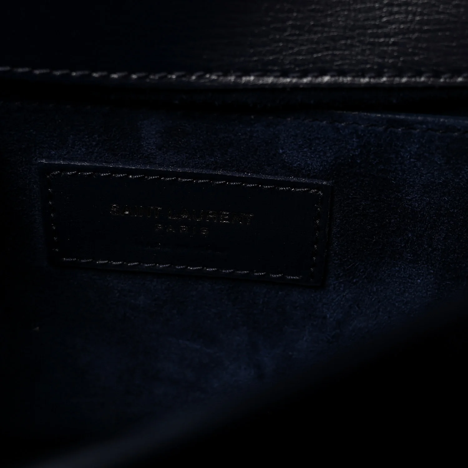Suede Calfskin Medium Monogram Sunset Bleu Fonce - Image 6