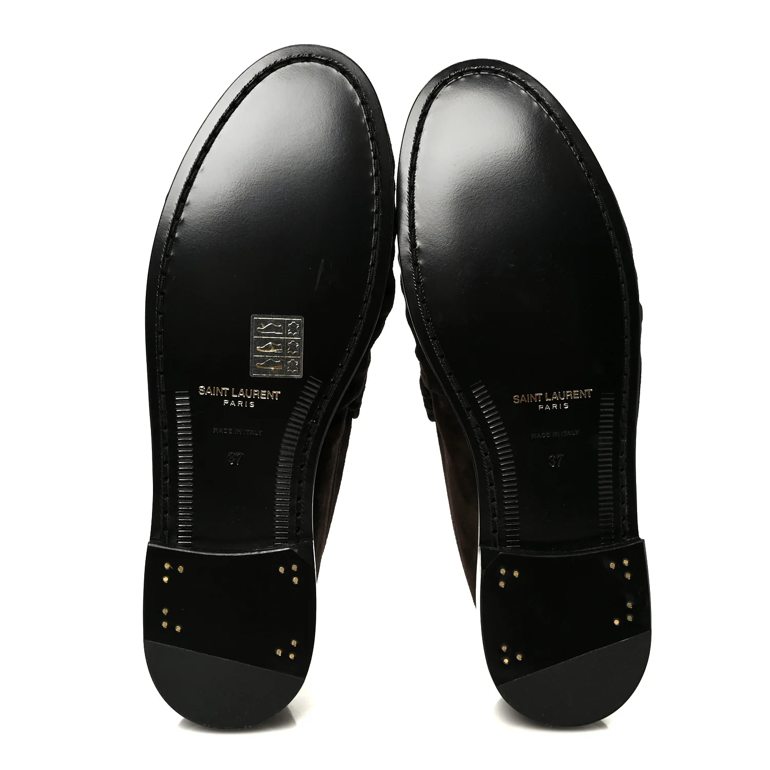 Suede Le Loafer 15 Penny Slippers 37 Dark Chocolate - Image 6