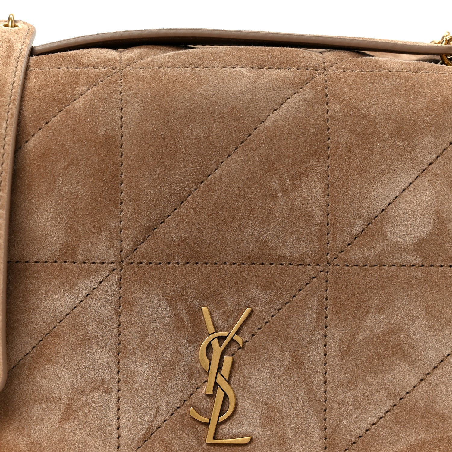 Suede Matelasse Monogram Mini Jamie 4.3 Whisper Pink - Image 8