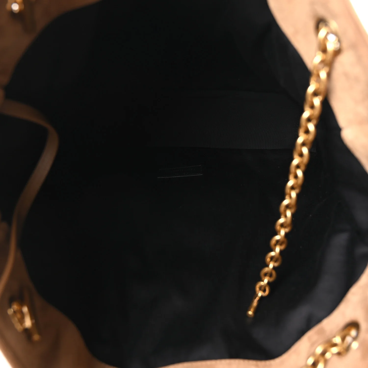 Suede Medium Jamie Shopping Tote Golden Leaf - Image 6