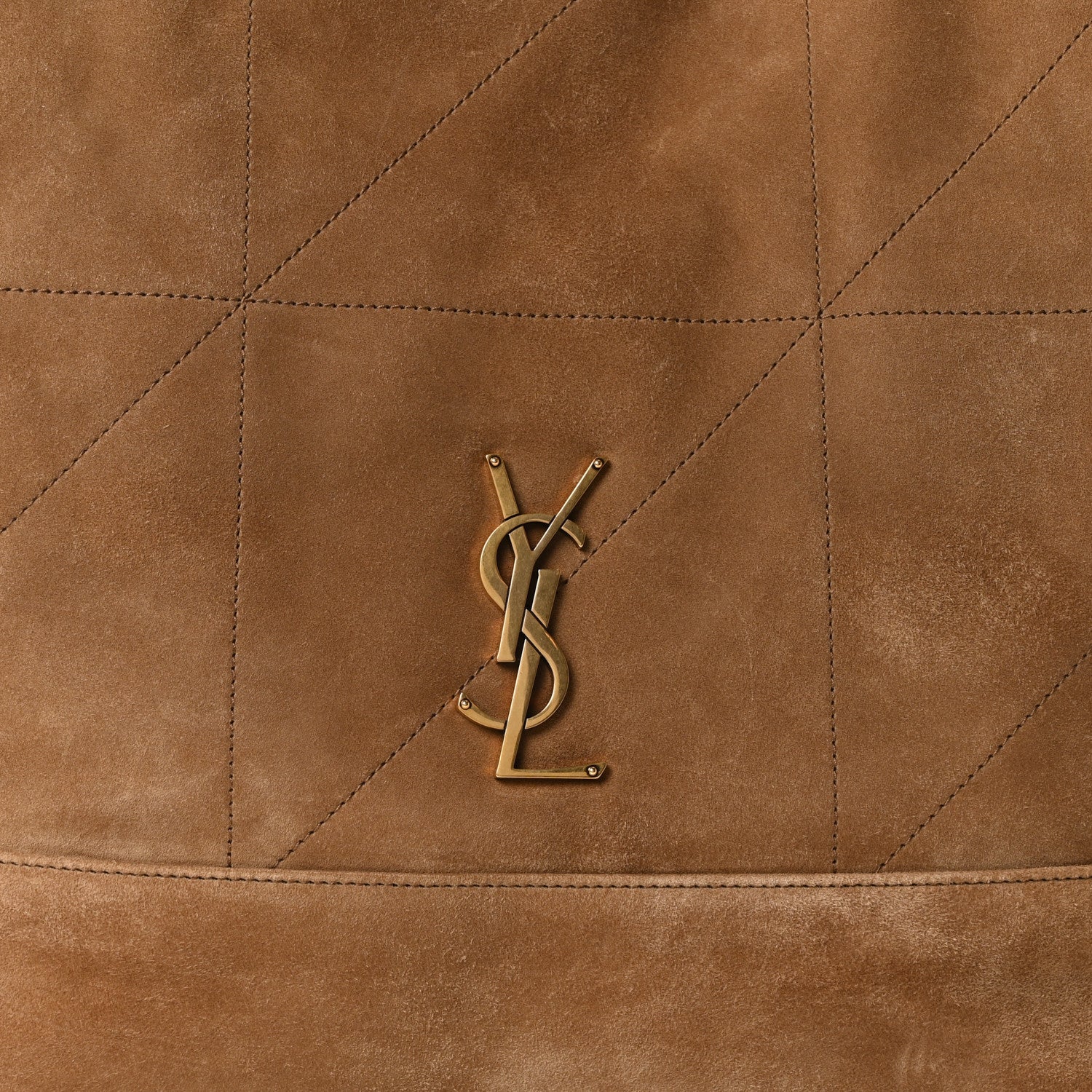 Suede Medium Jamie Shopping Tote Golden Leaf - Image 9