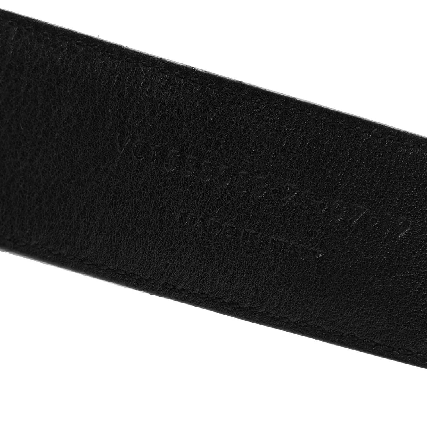 Suede Monogram Cassandre Belt 75 30 Black - Image 4