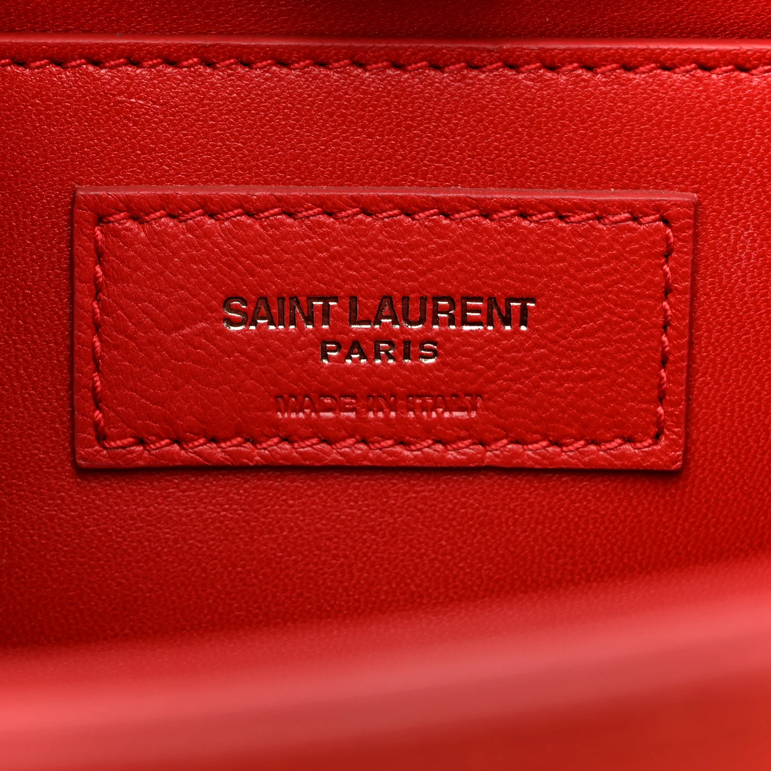 Suede Star Medium Classic Monogram Kate Satchel Berry Red - Image 6