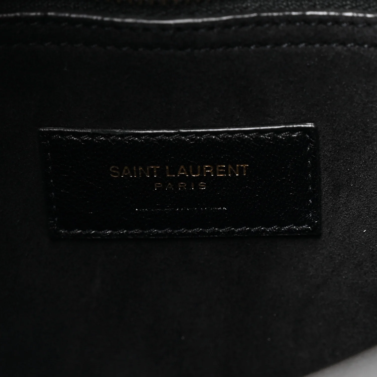 Suede Studded Bucket Bag Black - Image 6