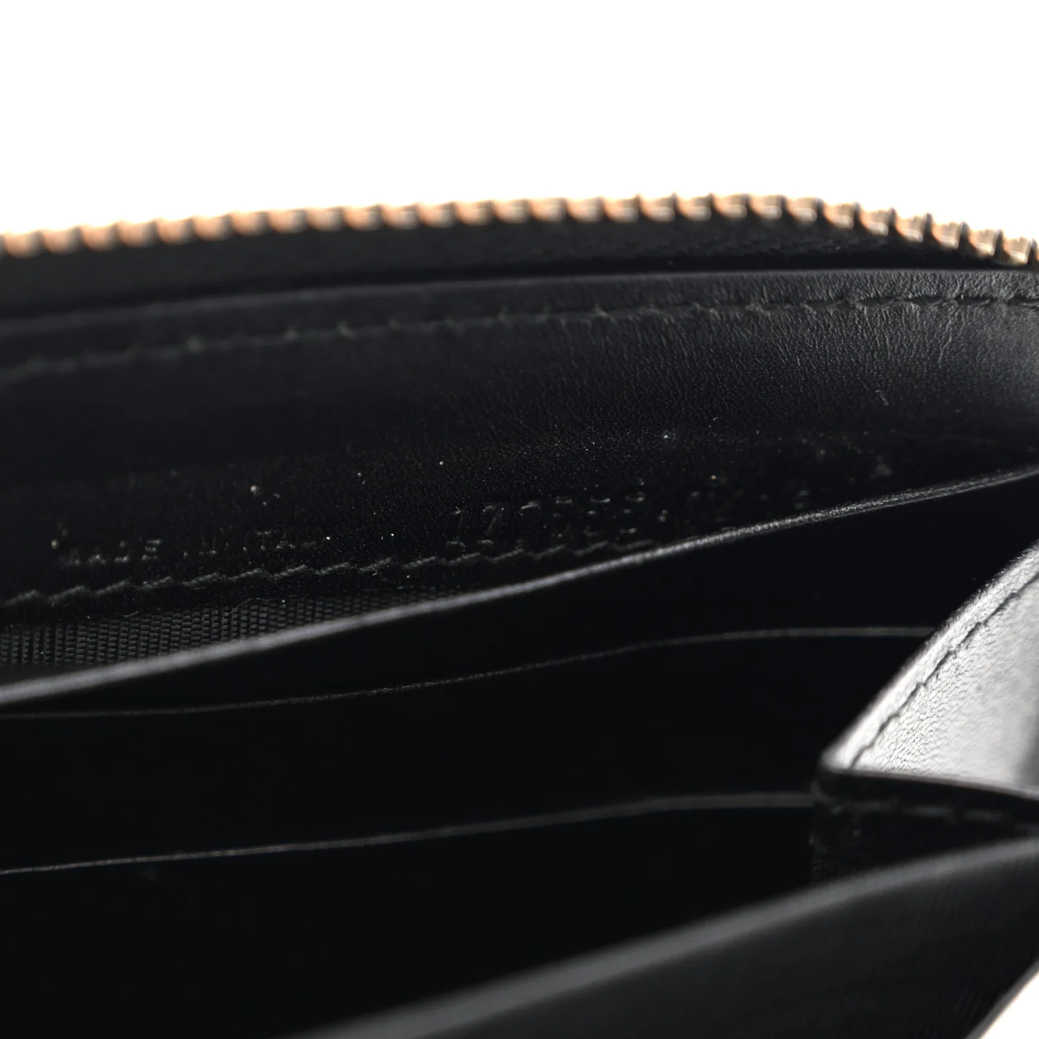 Textured Patent Monogram Belle De Jour Zip Around Wallet Black - Image 7